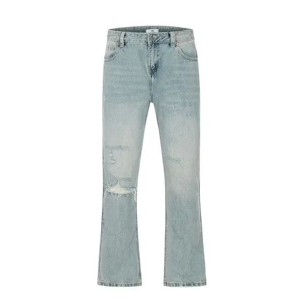Vintage VIBE fade skate punk flared jeans Size US 30 / EU 46 - 6 Thumbnail