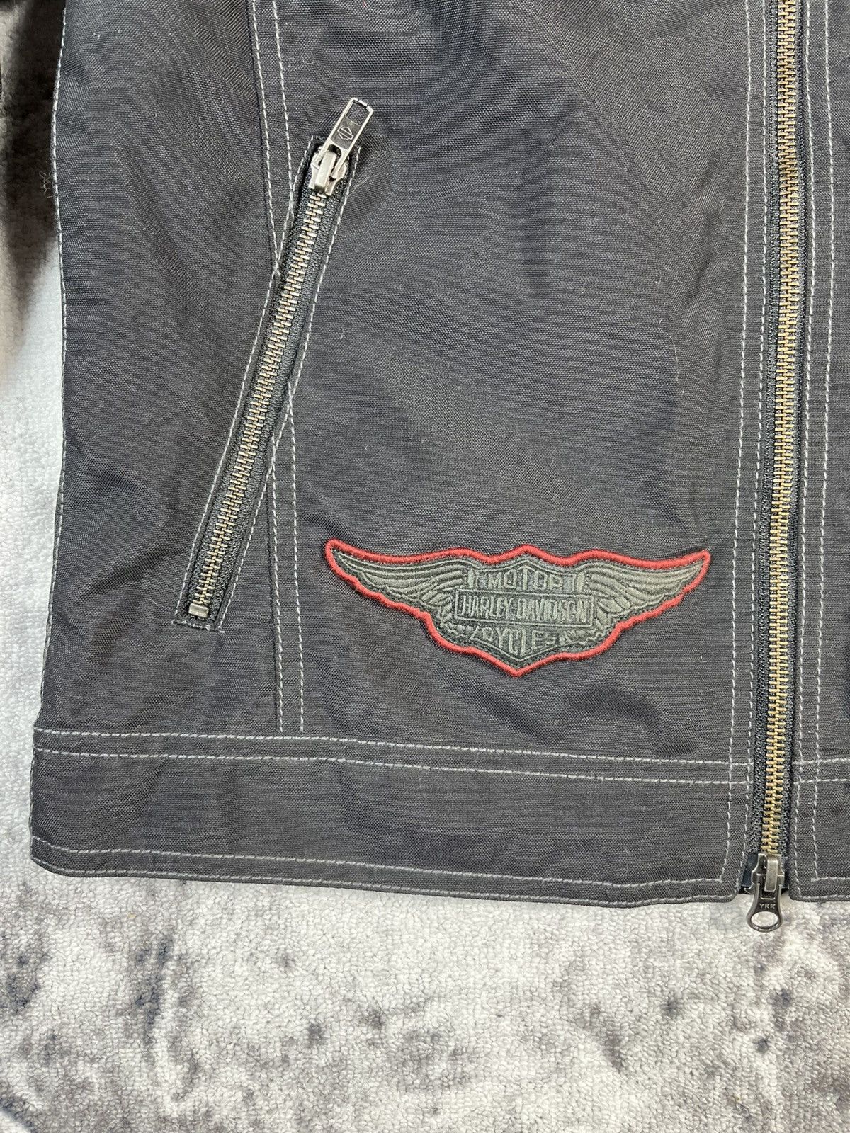 Harley Davidson Harley Davidson Biker Jacket Black Red Moto Racing M Size US M / EU 48-50 / 2 - 5 Thumbnail