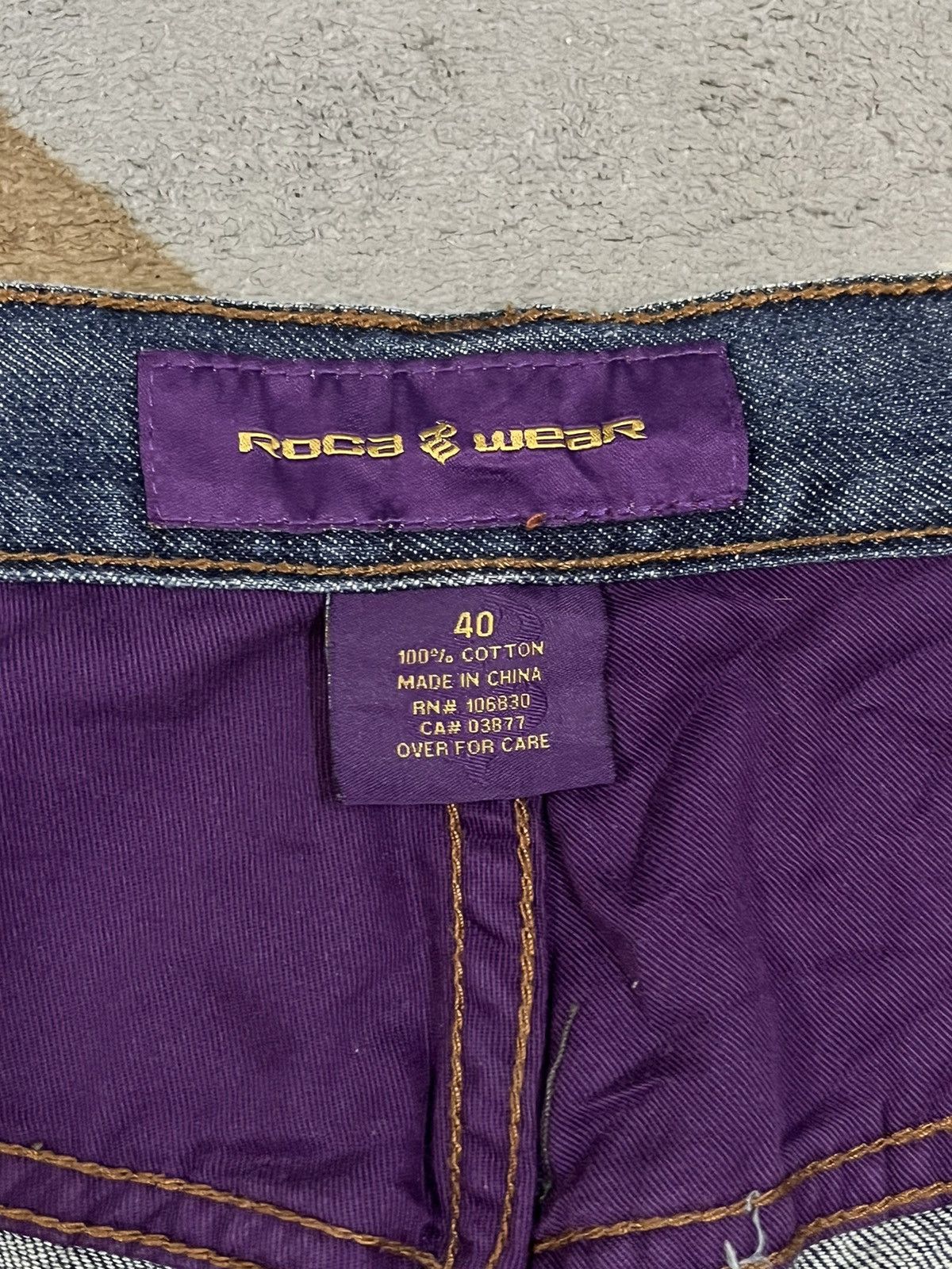 Rocawear Vintage Rocawear Baggy Denim Size US 39 - 11 Thumbnail
