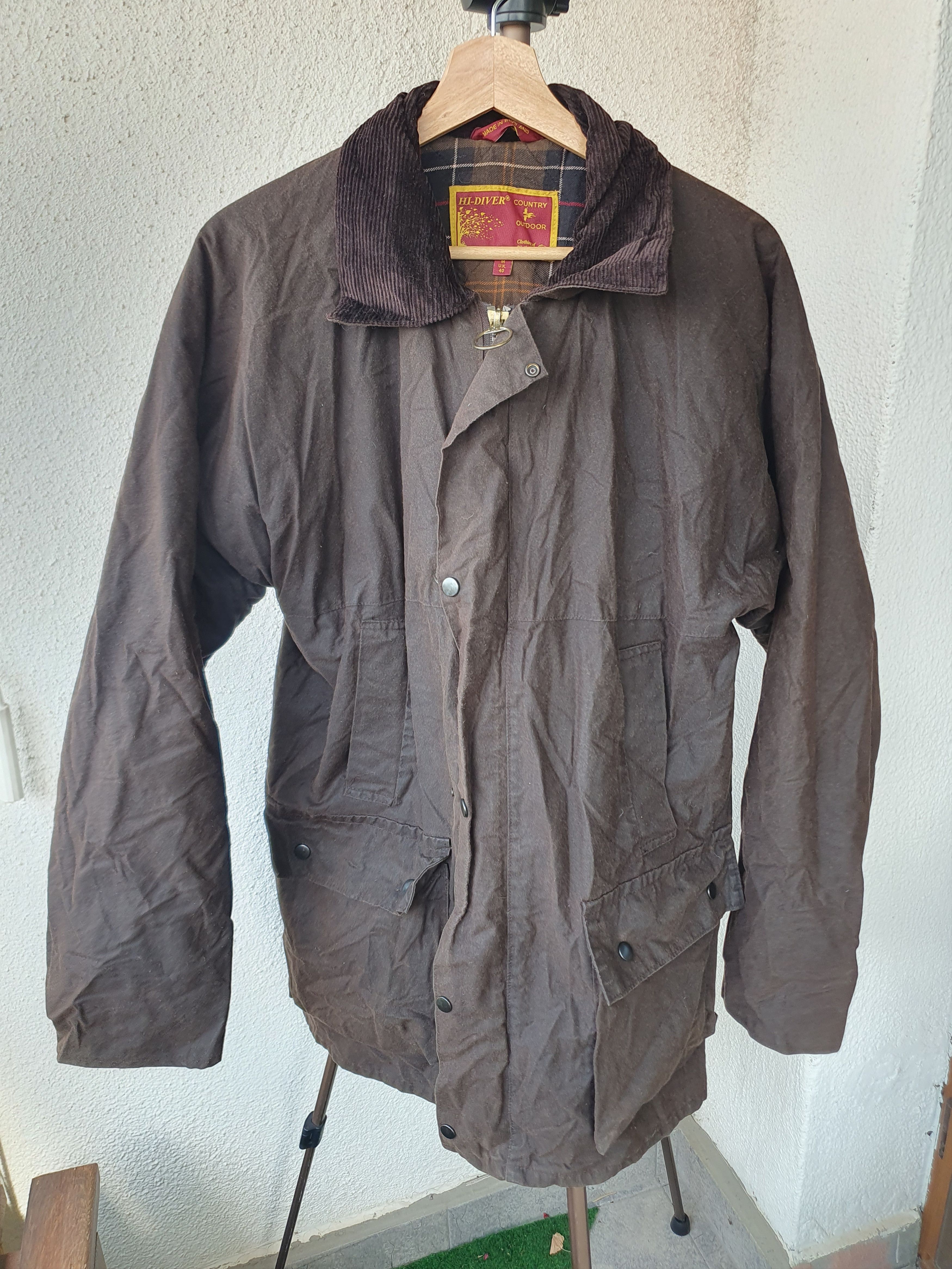 Vintage Hi-Diver Country and Outdoor Jacket Wax Cotton Field sz L Size US L / EU 52-54 / 3 - 1 Thumbnail