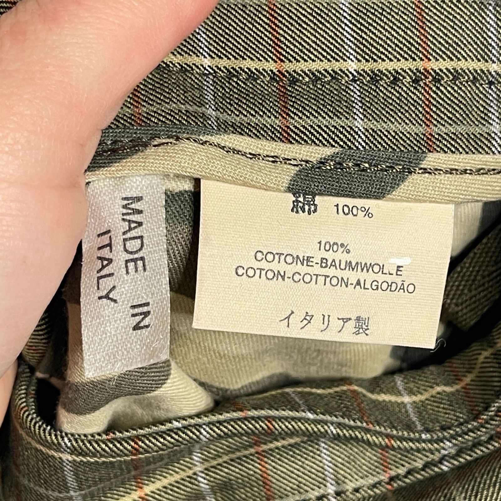 Mason's Mason’s Green plaid thick cotton chino pants IT 52 US 36x34 Size US 36 / EU 52 - 9 Thumbnail