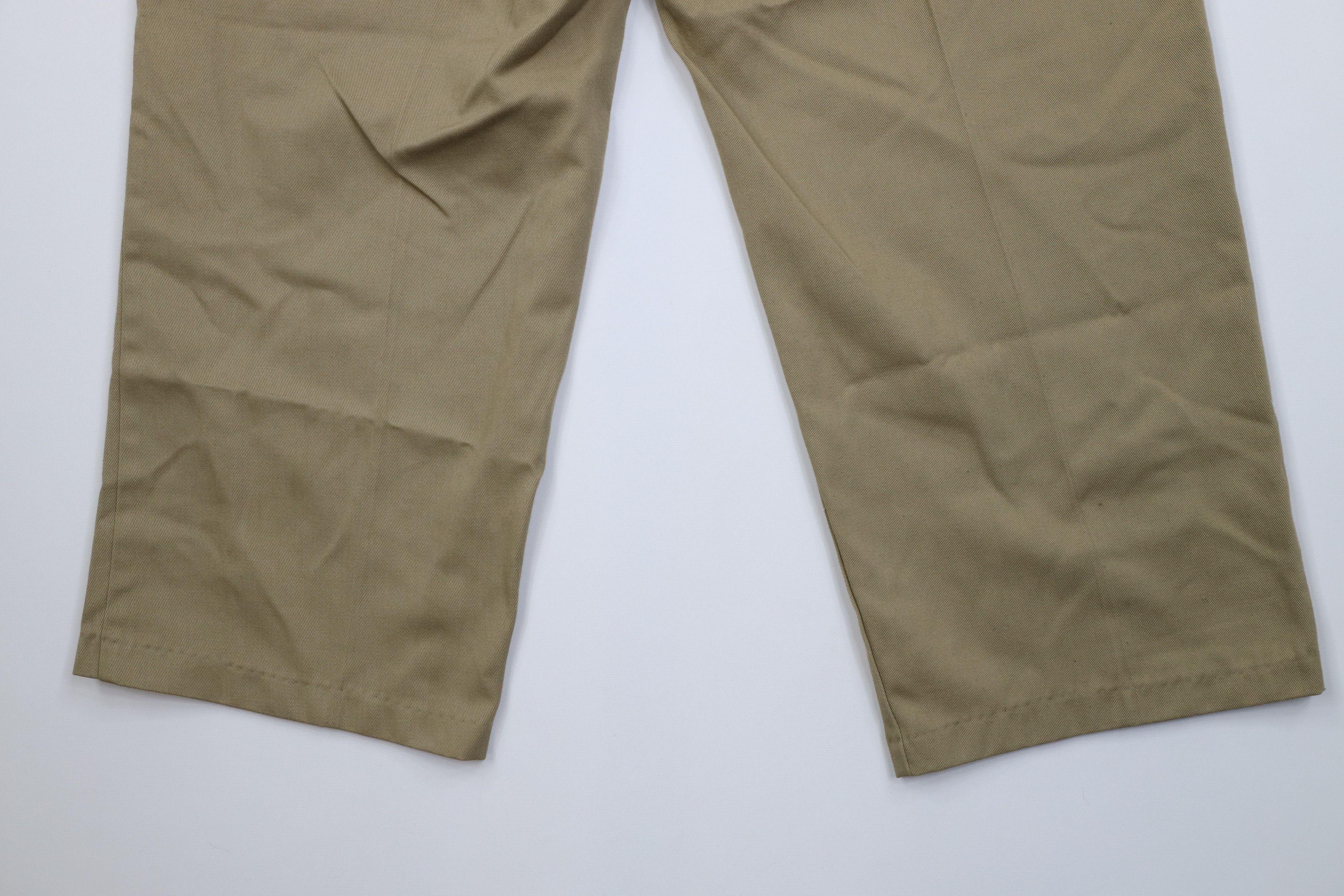 Vintage Vintage 70s Streetwear Workwear Wide Leg Pants Beige USA Size US 40 / EU 56 - 12 Thumbnail