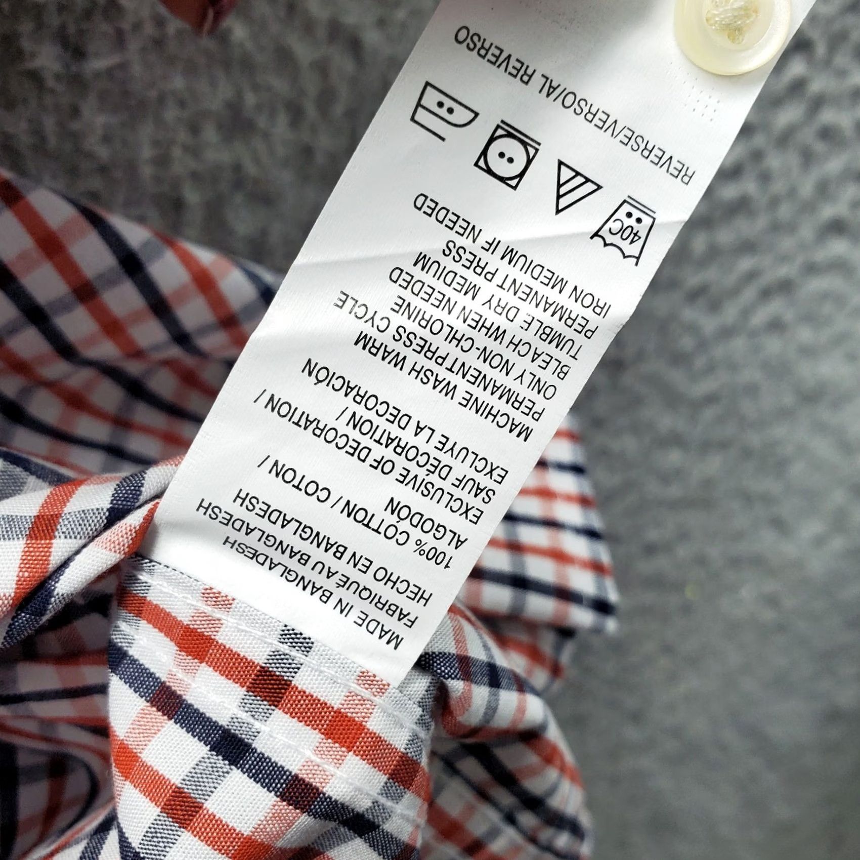 Izod IZOD Mens XXL Multicolor Check Long Sleeve Shirt Button-Down Size US XXL / EU 58 / 5 - 7 Thumbnail