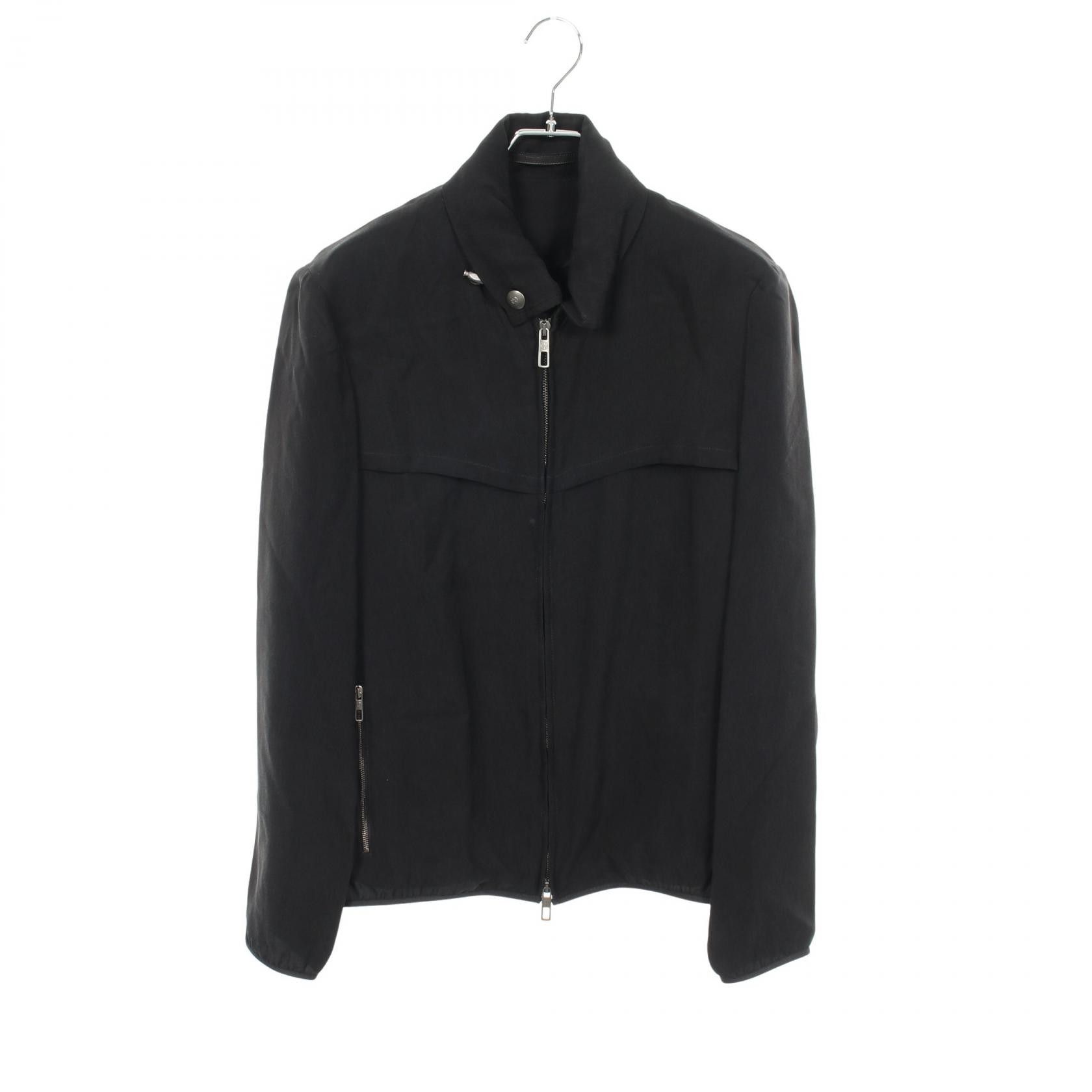 Giorgio Armani Giorgio Armani Giorgio Armani Silk Blend Blouson Textile Outerwear RSR01W0S403 DUTY FREE for USA Size ONE SIZE - 1 Thumbnail