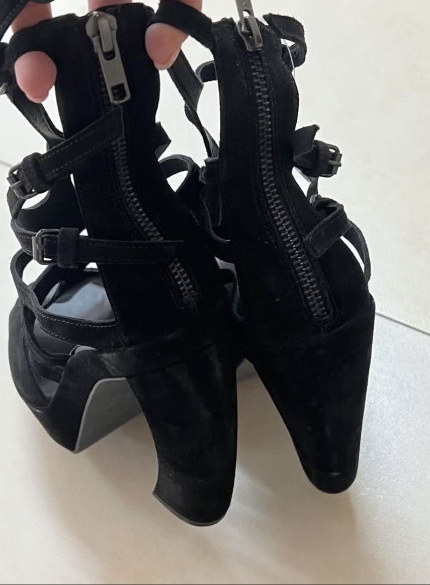 Ann Demeulemeester Ann Demeulemeester high heels sandals Suede Cutout platform Size US 9 / IT 39 - 4 Thumbnail