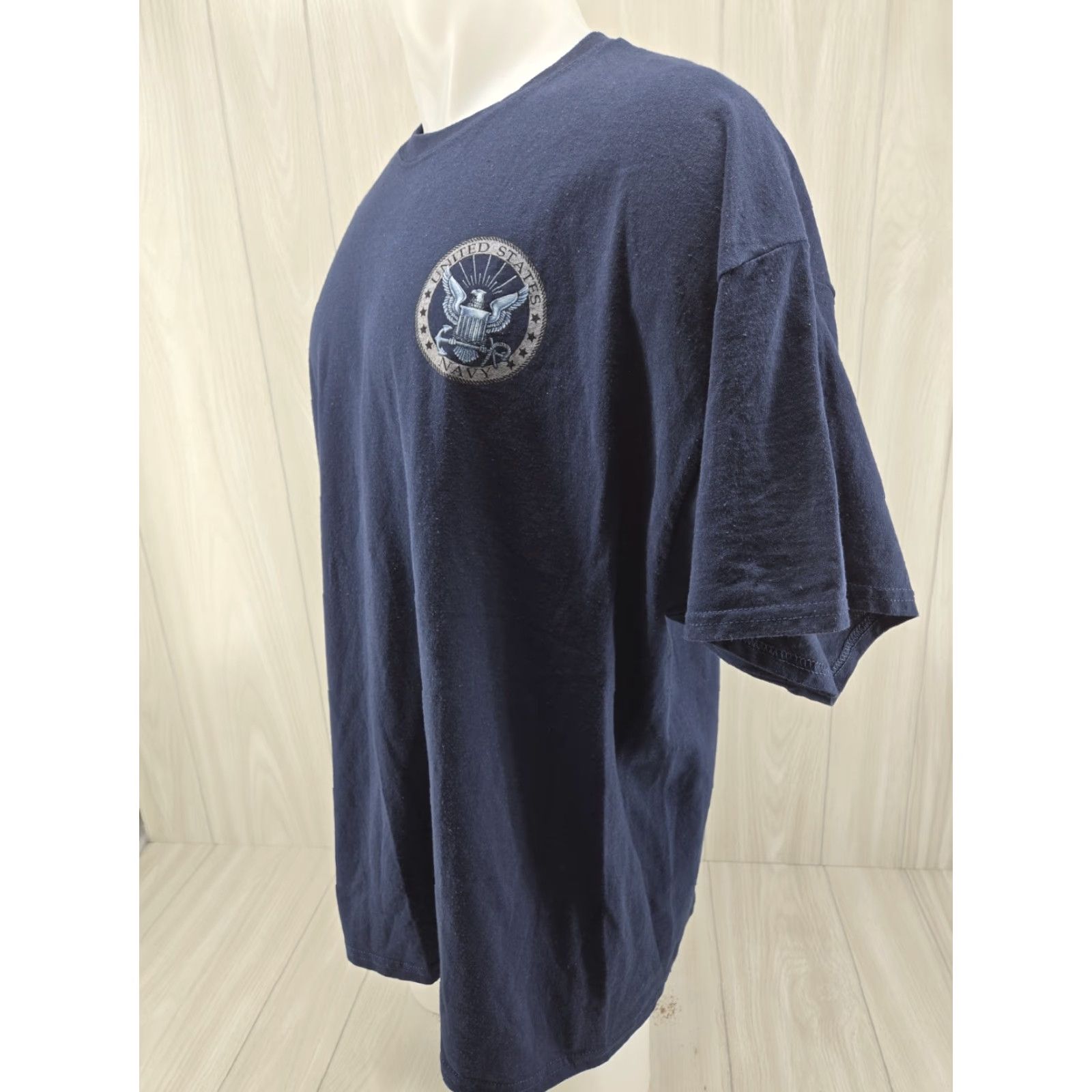 Gildan US Navy USN Honor Courage Committment BLUE Adult T-shirt 2XL Navy Boy? Size US XXL / EU 58 / 5 - 4 Thumbnail