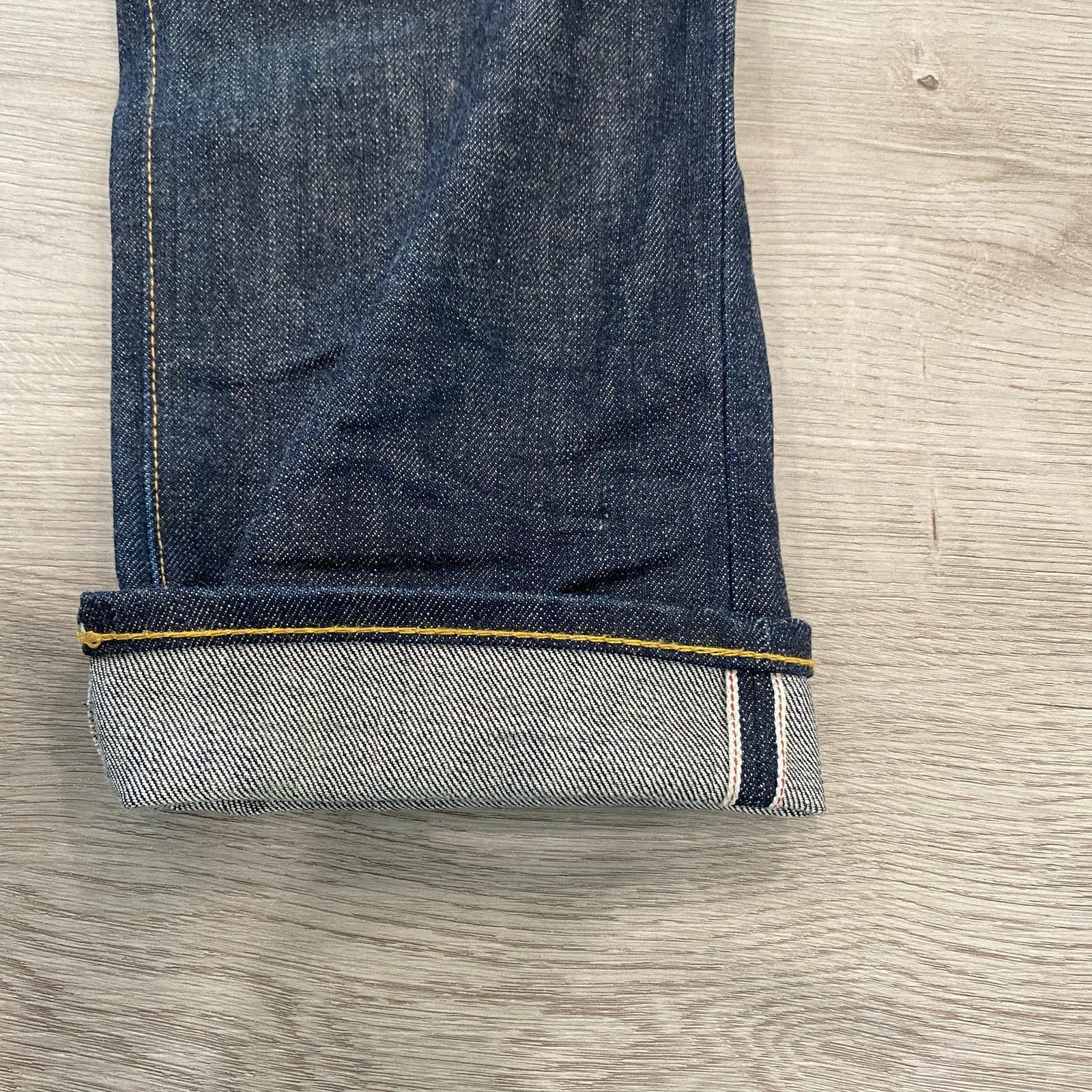 Ralph Lauren Double RL RRL Slim Narrow Shuttle Woven Selvedge Jeans 31x32 Size US 31 - 7 Thumbnail