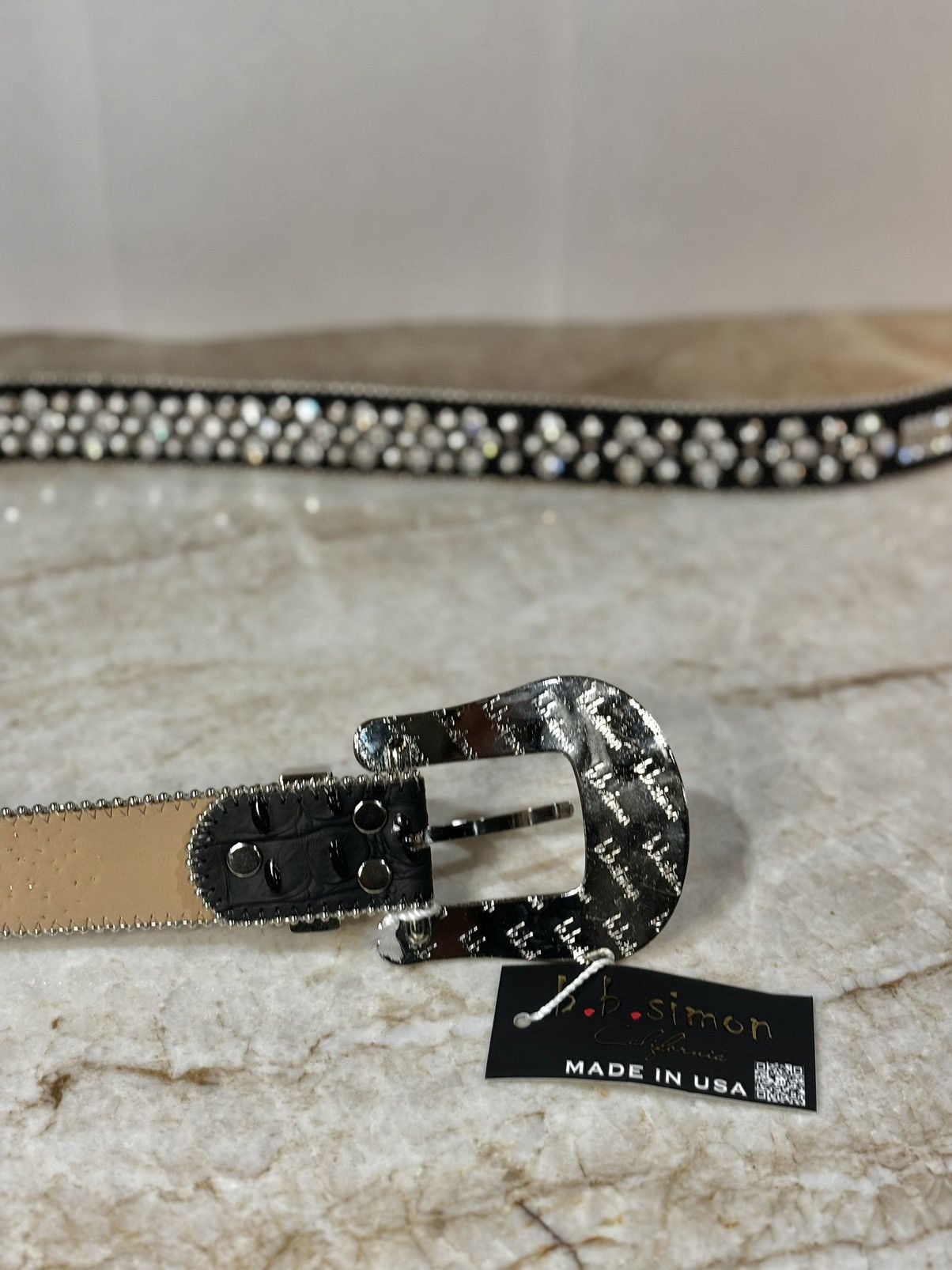 B.B. Simon Bb Simon Belt Size 34 - 4 Thumbnail
