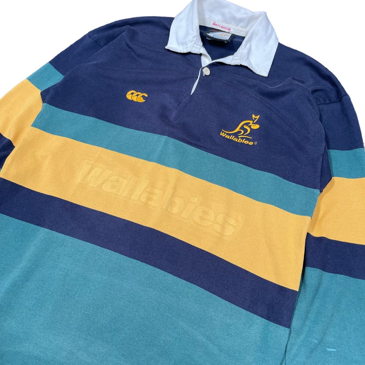 Canterbury of New Zealand Wallabies Australia Canterbury Vintage2001 Polo Rugby Jersey Size US S / EU 44-46 / 1 - 2 Thumbnail