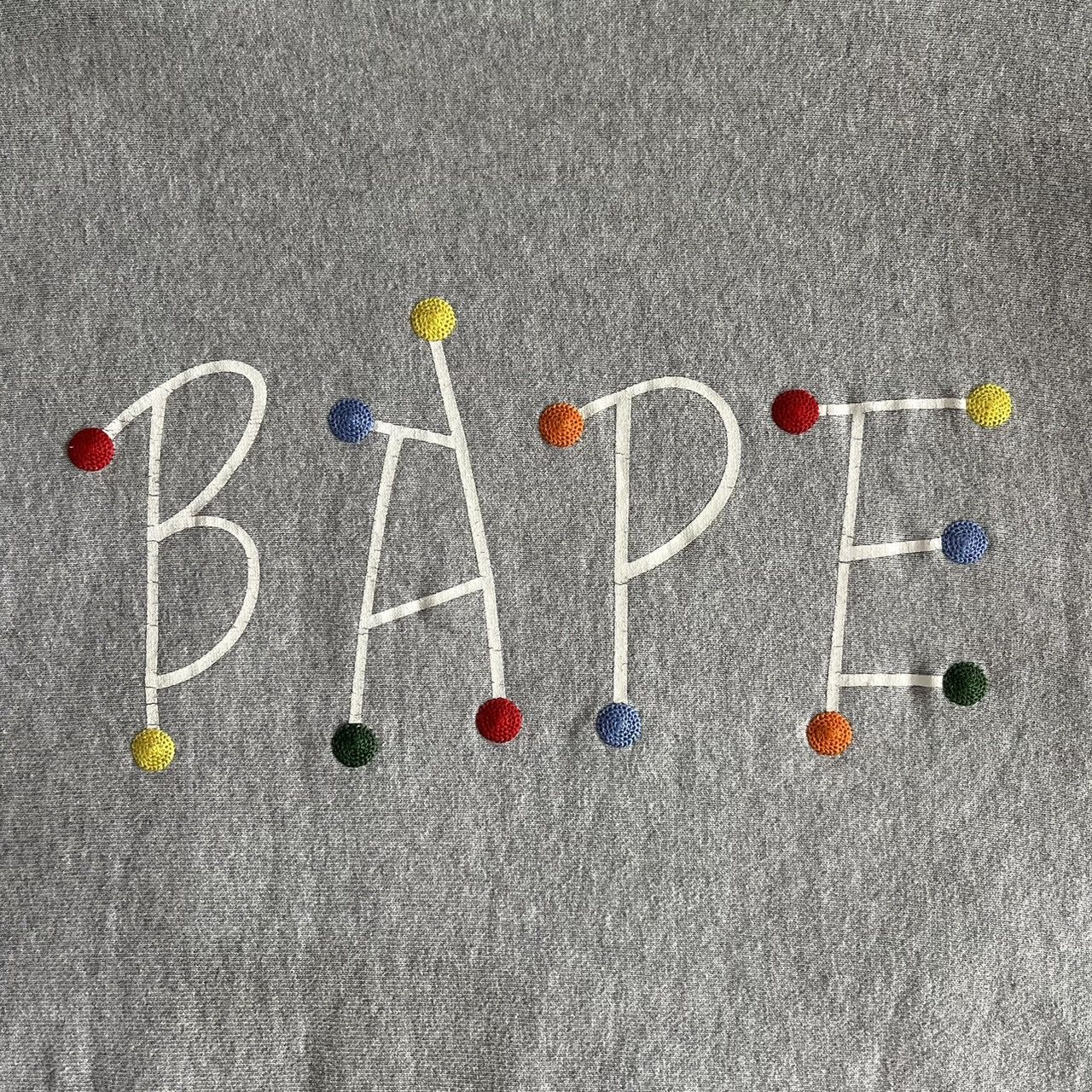 Bape Bape Dot Logo Crewneck Size US M / EU 48-50 / 2 - 3 Thumbnail