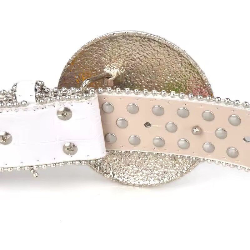 Vintage Punk Gothic Diamond Rhinestone Belt Size ONE SIZE - 8 Thumbnail