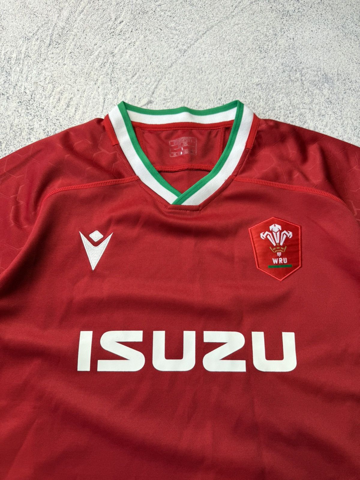 Vintage Wales Rugby Union Home Shirt 2020/2021 - Macron Jersey Red Size US L / EU 52-54 / 3 - 17 Thumbnail