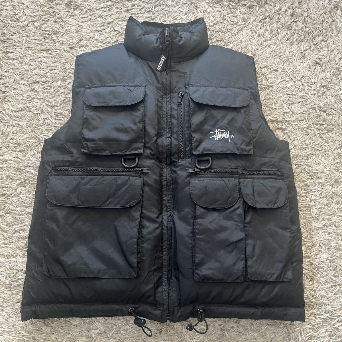 Stüssy Reversible Down Fishing Vest – Utility / Technical