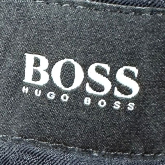 Hugo Boss HUGO BOSS Virgin Wool Blend Blazer Sport Coat Mens 42 Long Gray Windowpane Notch Lapel Three-Button Front Jacket Business Formal Casual OOOOO Size 42R - 4 Thumbnail