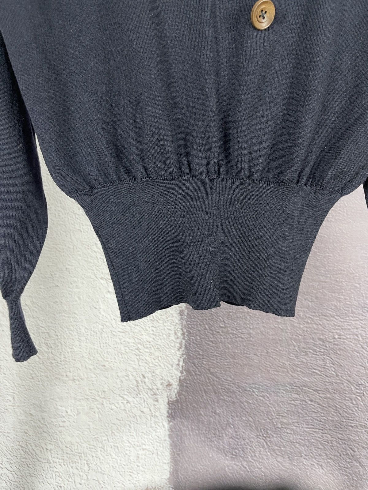 Escada Escada by Margaretha Ley black wool button sweater Size M / US 6-8 / IT 42-44 - 5 Thumbnail