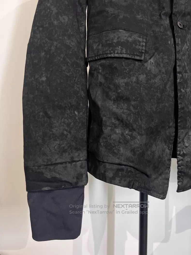 Boris Bidjan Saberi Boris Bidjan Saberi Size S Waxed coated mud-dyed suit jacke Size 36S - 6 Thumbnail