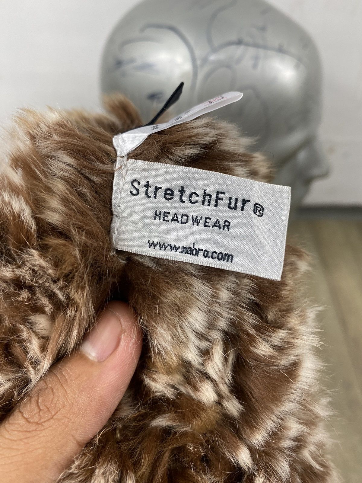 Japanese Brand Gravure Stretch Fur Beanie Hats Size ONE SIZE - 7 Thumbnail