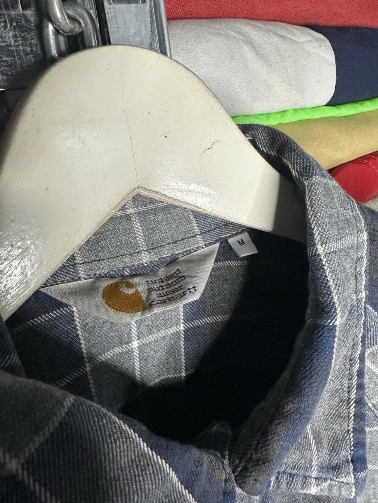 Carhartt Carhartt Men’s M Western Plaid Pattern Shirt Gray Workwear Size US M / EU 48-50 / 2 - 4 Thumbnail
