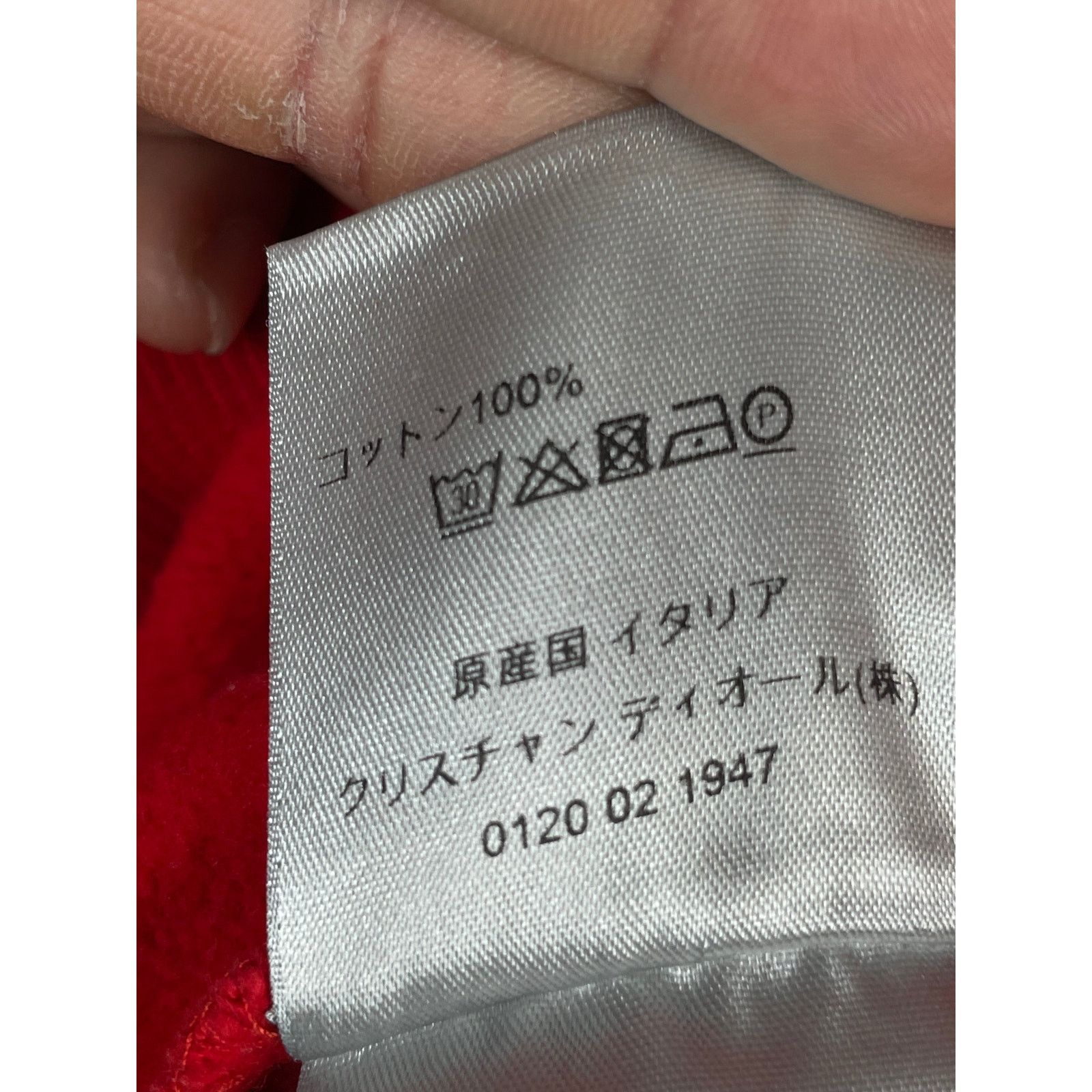 Dior Dior CD Logo Red Crewneck Size XS / US 0-2 / IT 36-38 - 6 Thumbnail