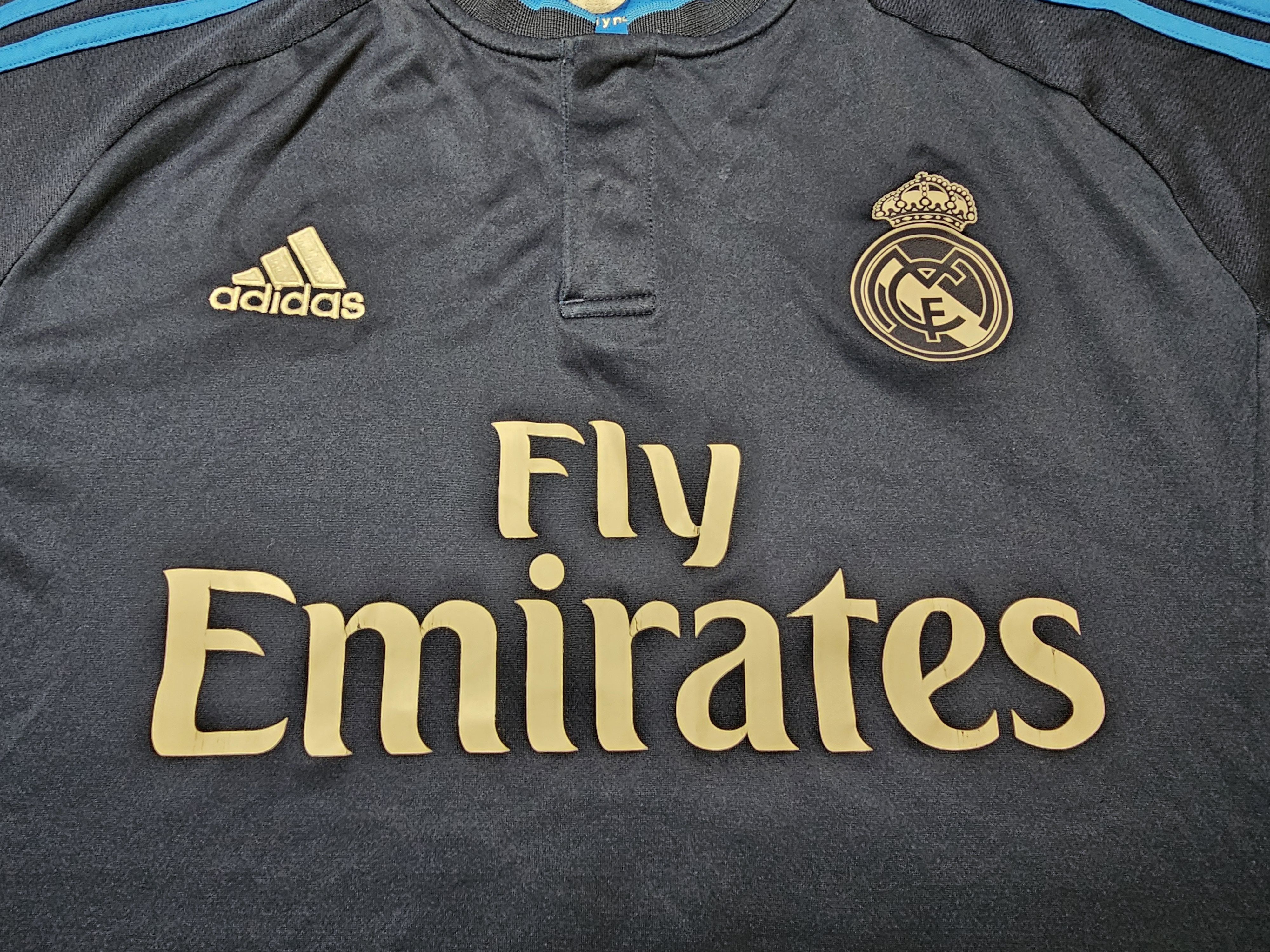 Adidas REAL MADRID 2015 2016 THIRD FOOTBALL SHIRT SOCCER JERSEY Size US L / EU 52-54 / 3 - 3 Thumbnail