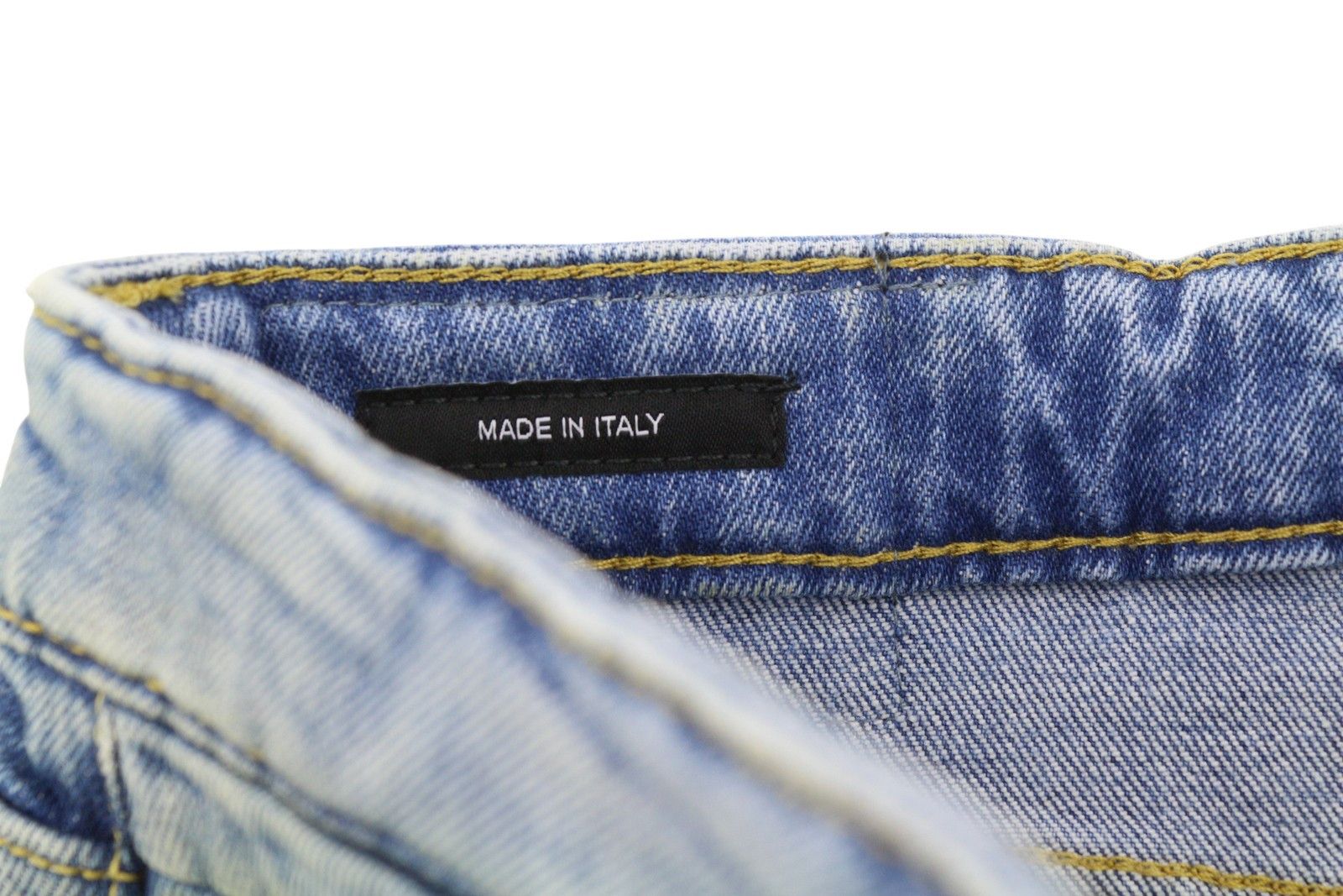 R13 BOY STRAIGHT W RIPS 27 Jasper Stretch Low Rise Blue 87167 Size 27" / US 4 / IT 40 - 7 Thumbnail
