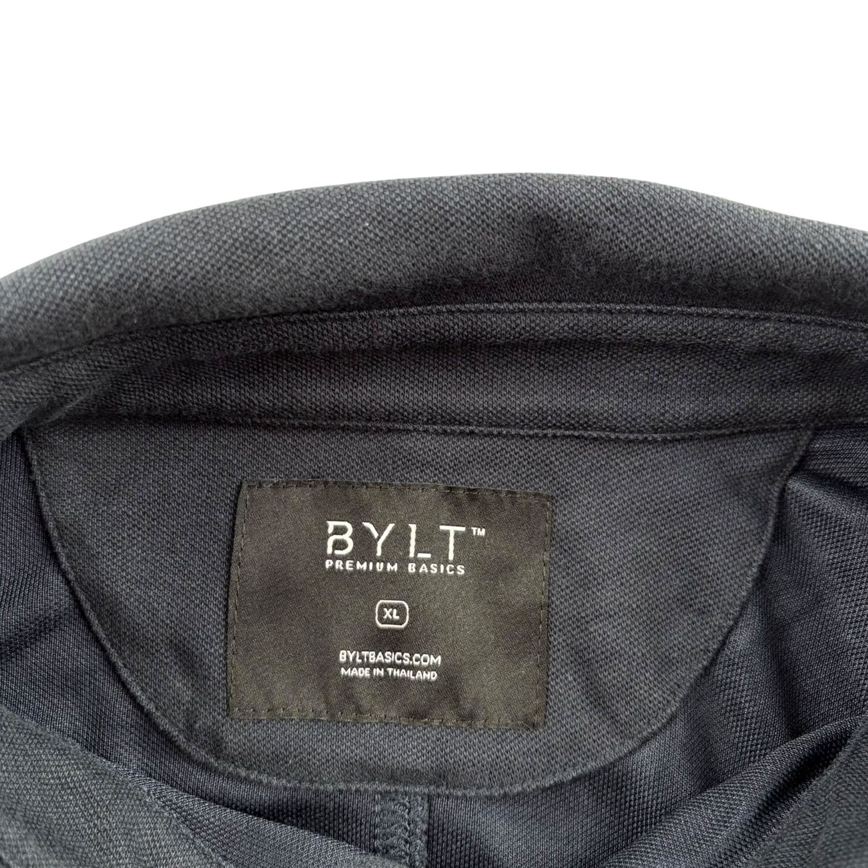 Vintage BYLT Polo Shirt Blue XL Men’s Short Sleeve Button Collared Cotton/Polyester Blend Shirt Size US XL / EU 56 / 4 - 3 Thumbnail
