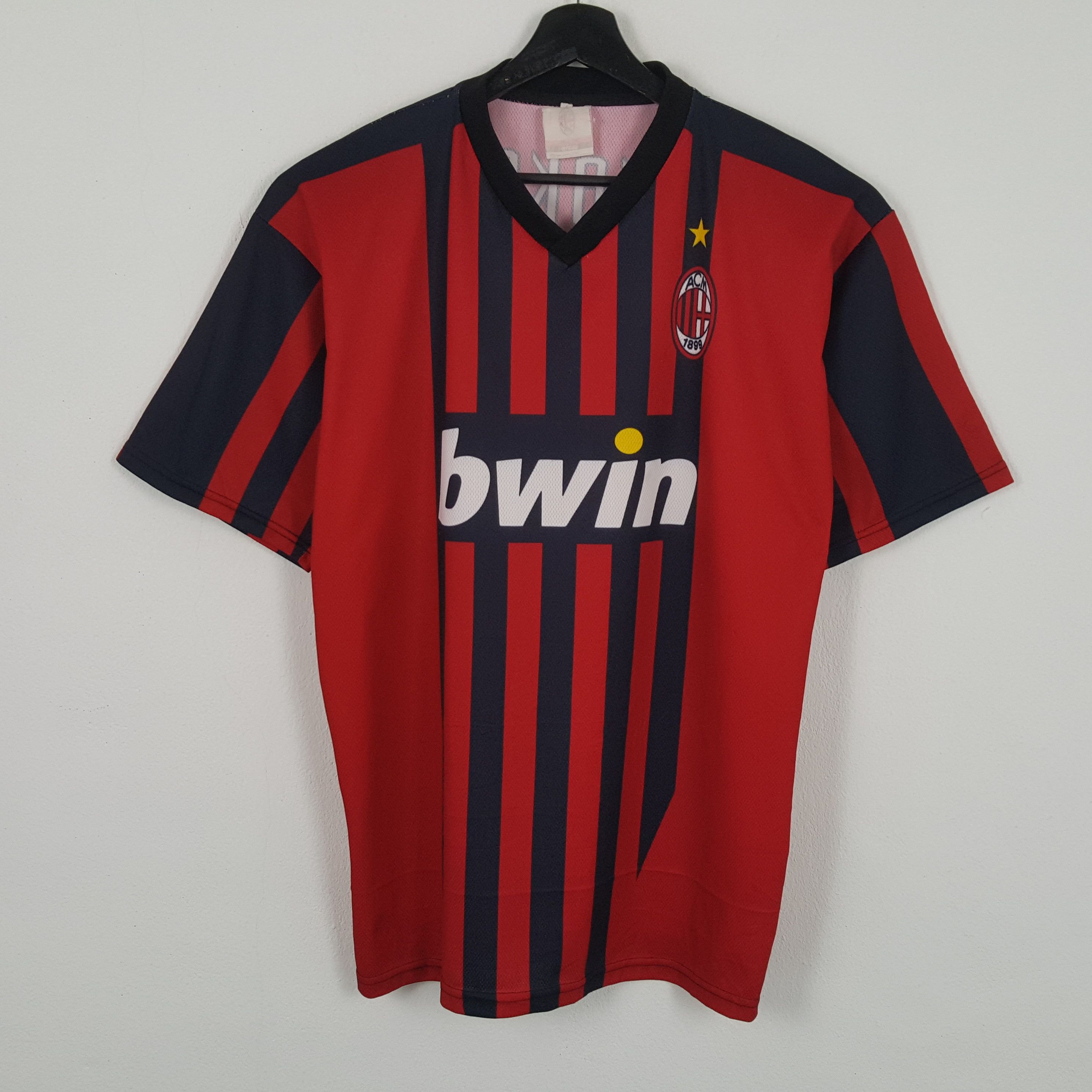 Vintage AC MILAN Jersey Italy Football Soccer Club dp1 Size US L / EU 52-54 / 3 - 3 Thumbnail