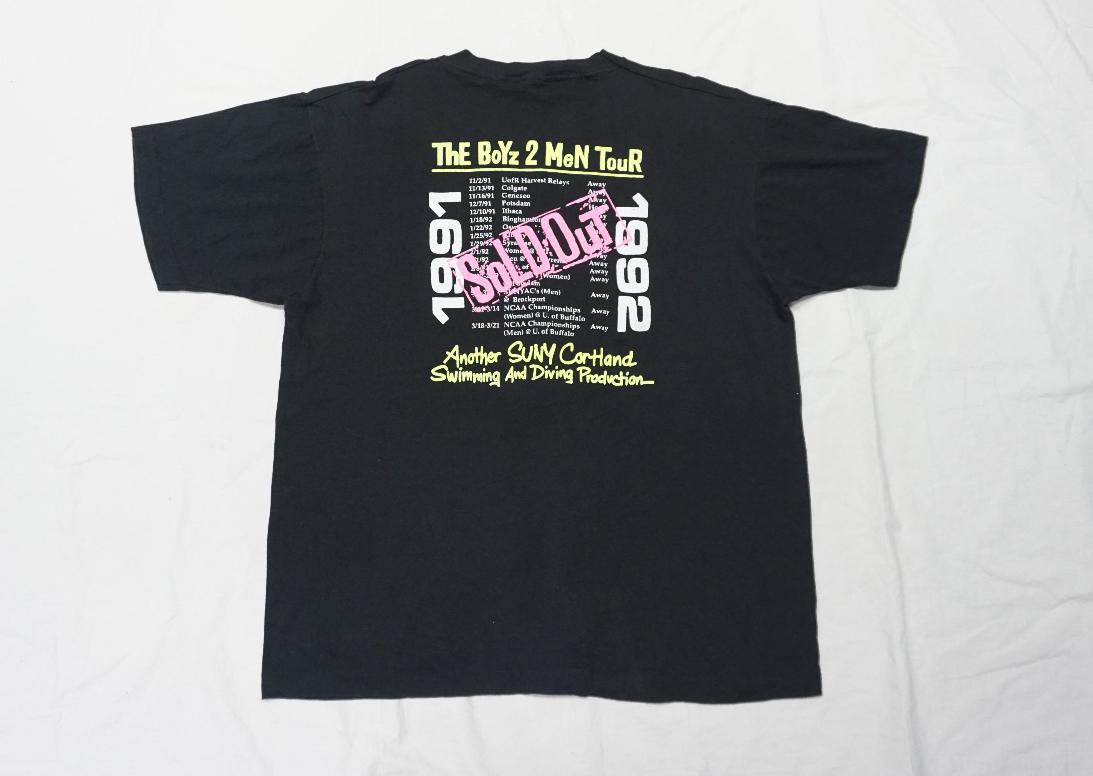 Band Tees × Vintage 90's Heavy D. & The Boyz Tour T-shirt Size US XL / EU 56 / 4 - 4 Thumbnail