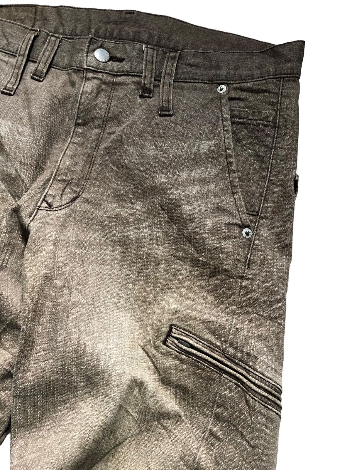 If Six Was Nine × Japanese Brand × Le Grande Bleu (L.G.B.) Rattle Trap multi zipper pants Size US 33 - 4 Thumbnail
