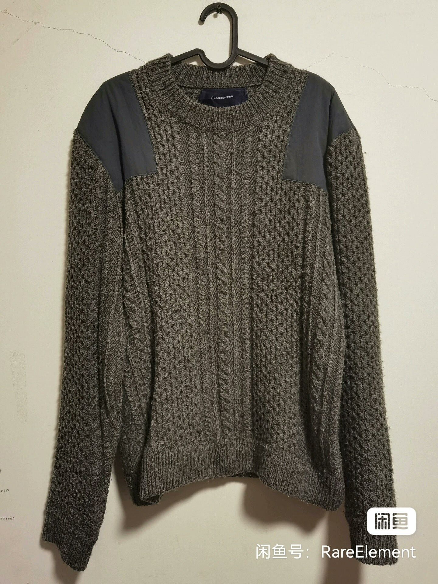 Undercover john undercover knitted sweater with patchwork Size US M / EU 48-50 / 2 - 1 Thumbnail