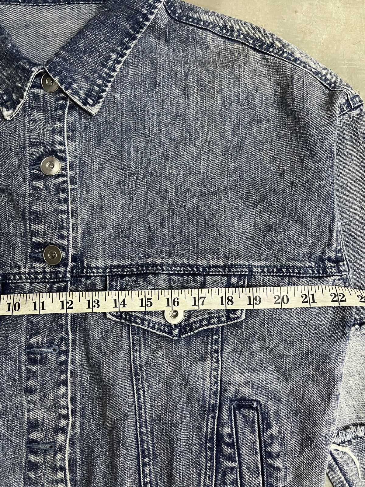 If Six Was Nine Vintage 2000's EGOIST Denim Punk Gothic Jacket Distressed Size US M / EU 48-50 / 2 - 5 Thumbnail