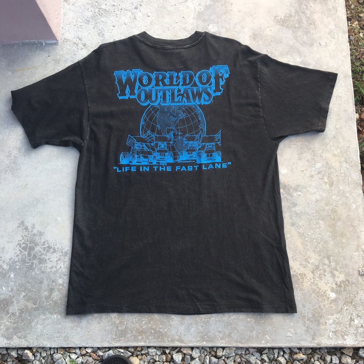 Gear for Sports × Hanes Vintage World Of Outlaws Single Stitch Size US XL / EU 56 / 4 - 7 Thumbnail