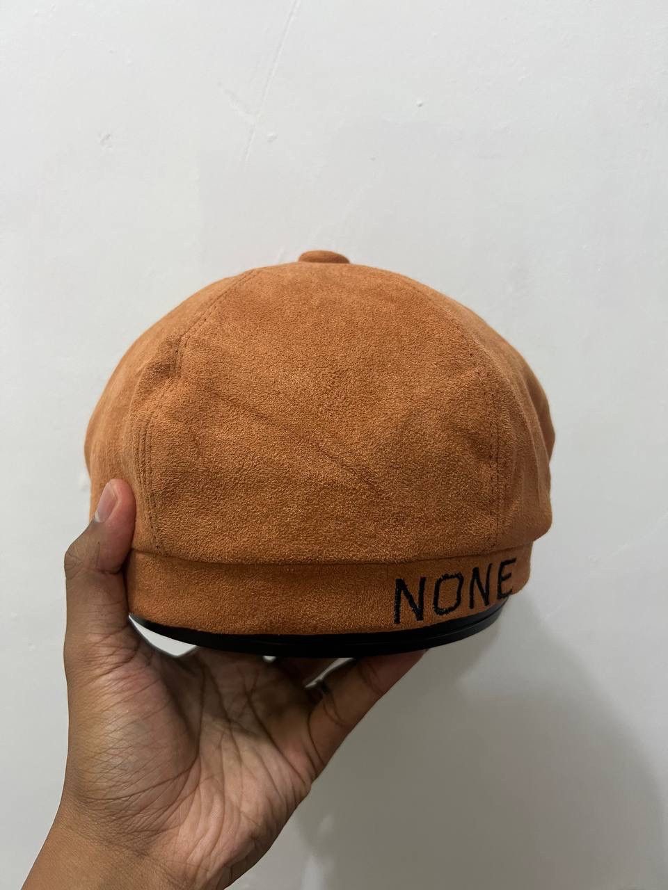 Leather None Leather Suede Retro Hat Size ONE SIZE - 7 Thumbnail