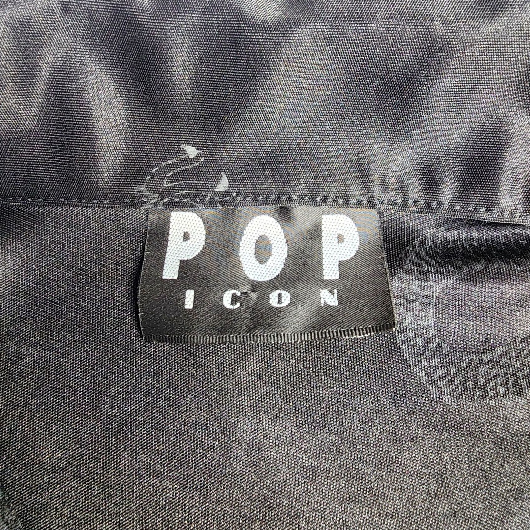 Vintage VINTAGE Pop Icon Button Up Chinese Dragons AOP Rave Club Camp Shirt USA Size XL Men Black Short Sleeve Button-Up Collared Spread Y2K Size US XL / EU 56 / 4 - 4 Thumbnail