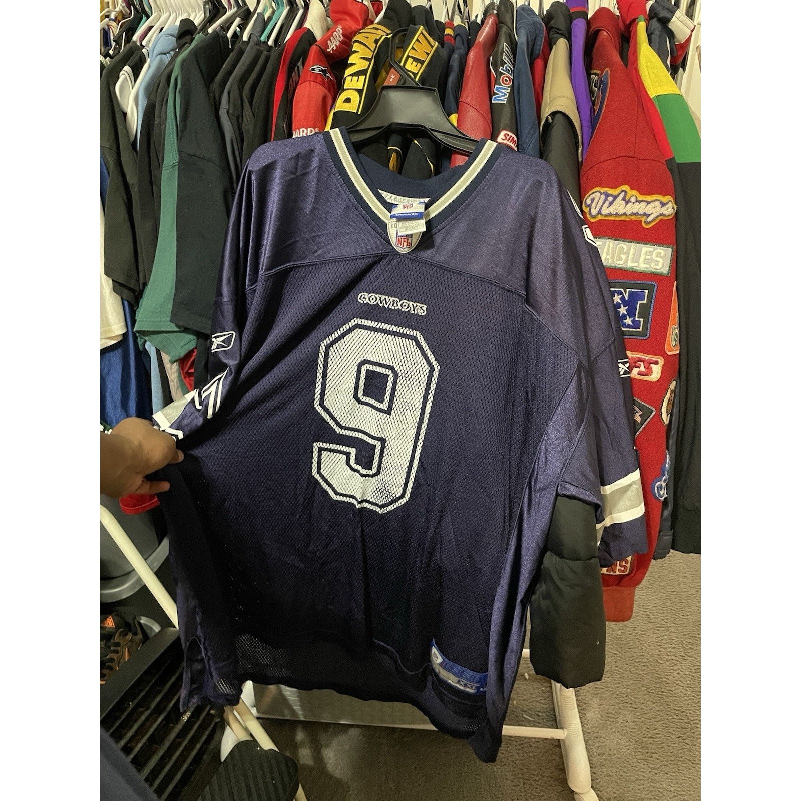 Reebok Size 2XL-Dallas Cowboys Tony Romo #9 Jersey Reebok Mens NFL Size US XXL / EU 58 / 5 - 1 Thumbnail
