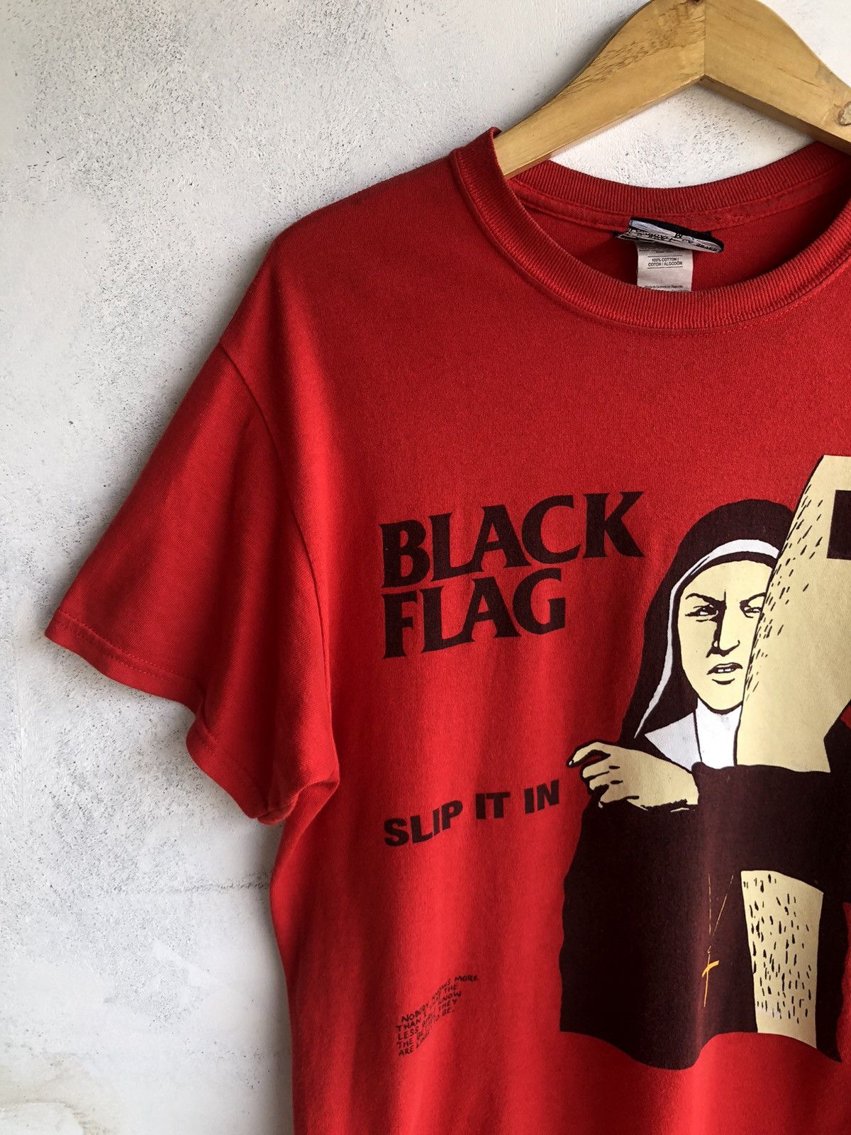 Band Tees 00s Black Flag Slip It In Tshirt Tee Size US M / EU 48-50 / 2 - 3 Thumbnail