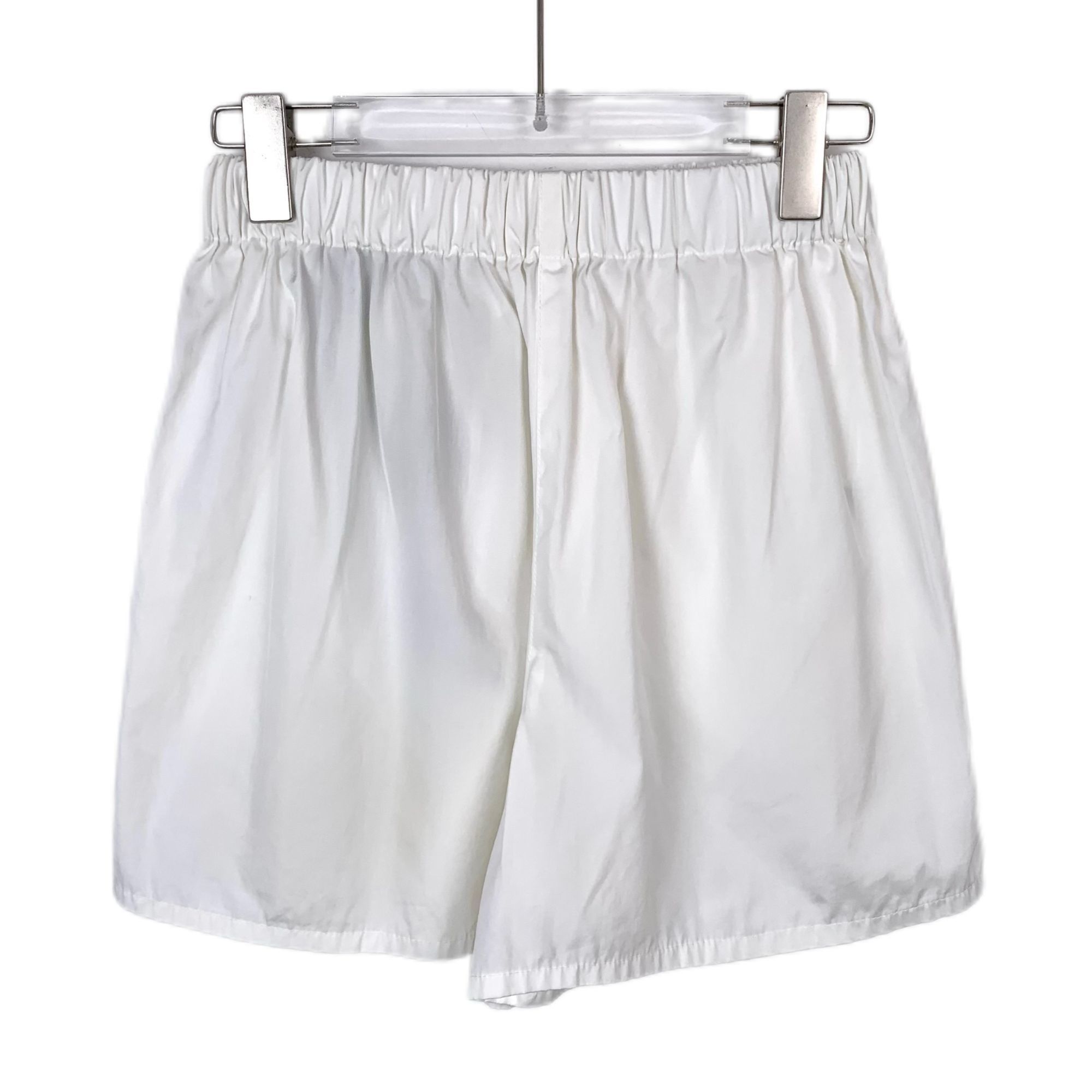 Prada Prada Milano Floral Print Elastic Waist White Shorts Size 38 Size 38" / US 16 / IT 52 - 7 Thumbnail