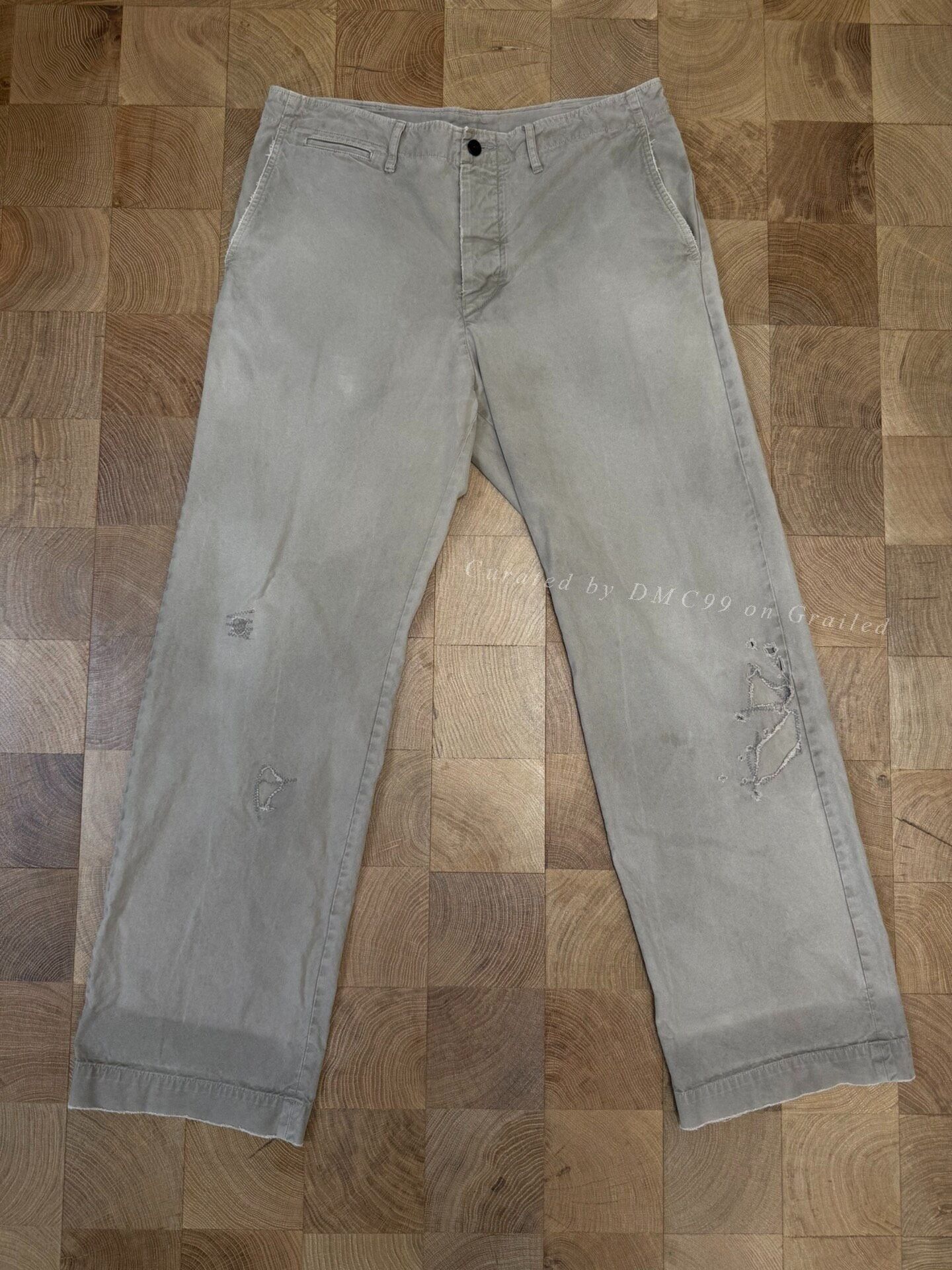 Visvim Visvim 20aw Gifford Pants Dmgd size2 Grey | Grailed