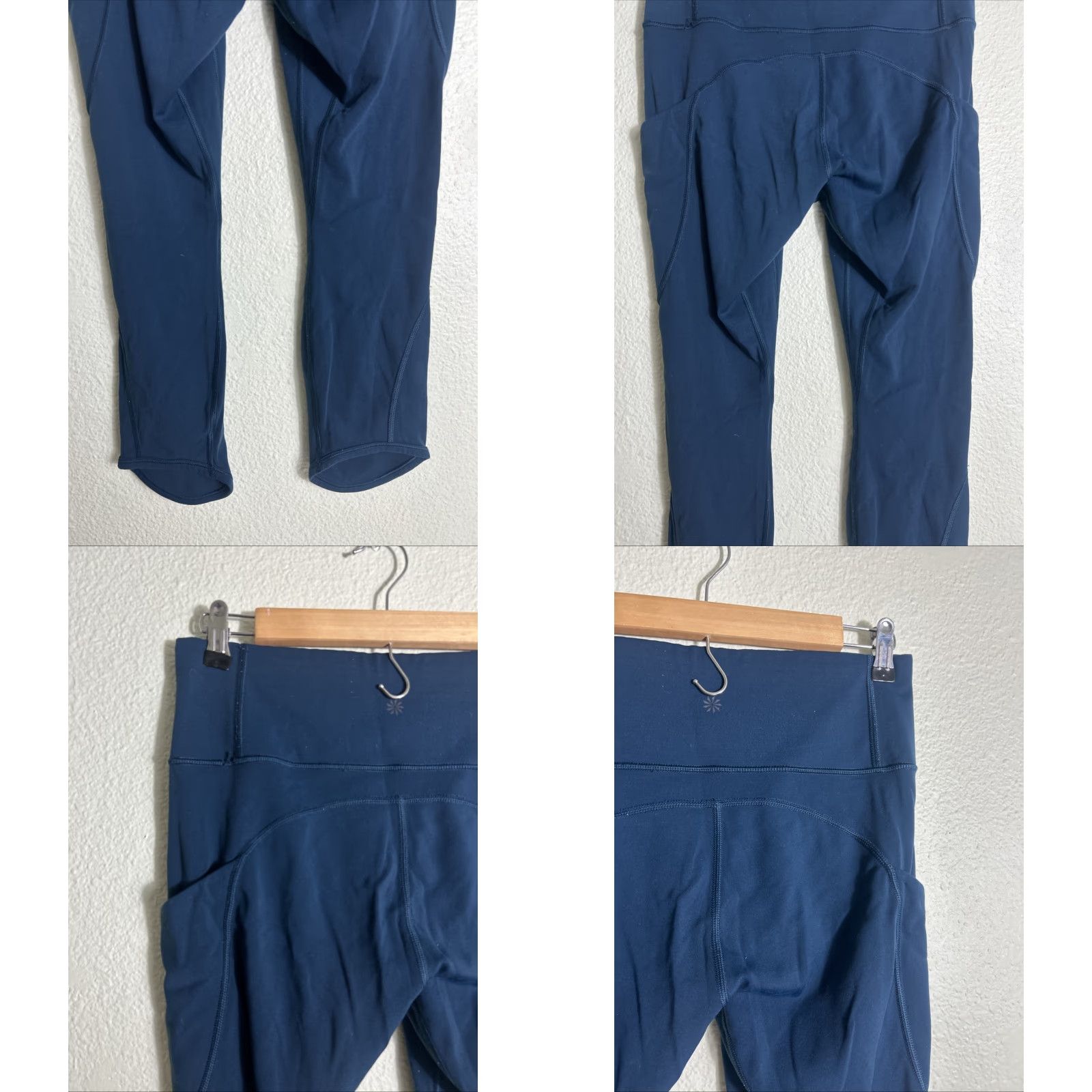 Athleta Athleta Leggings Cropped Deep Teal S Size Small Pockets Athletic Gym Running Yoga Size 28" / US 6 / IT 42 - 8 Thumbnail