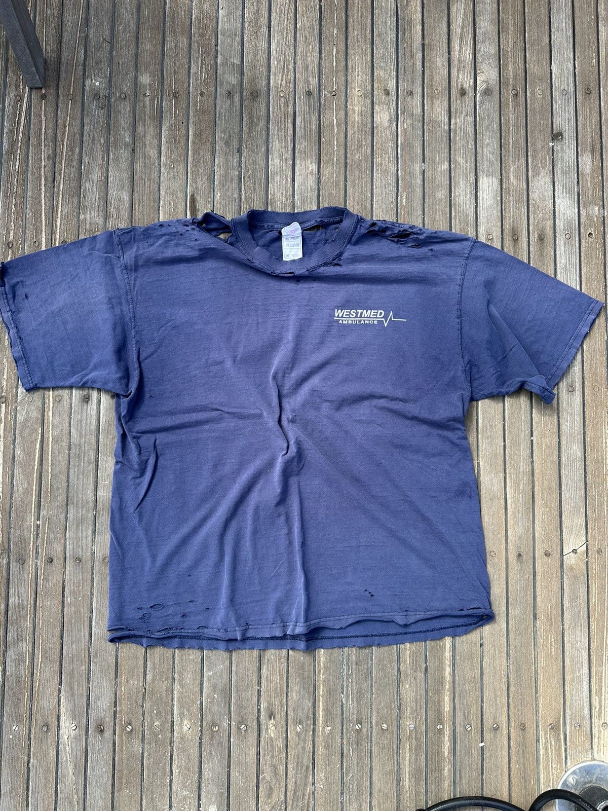 Vintage Vintage Fruit of the Loom T shirt Size US XXL / EU 58 / 5 - 1 Thumbnail