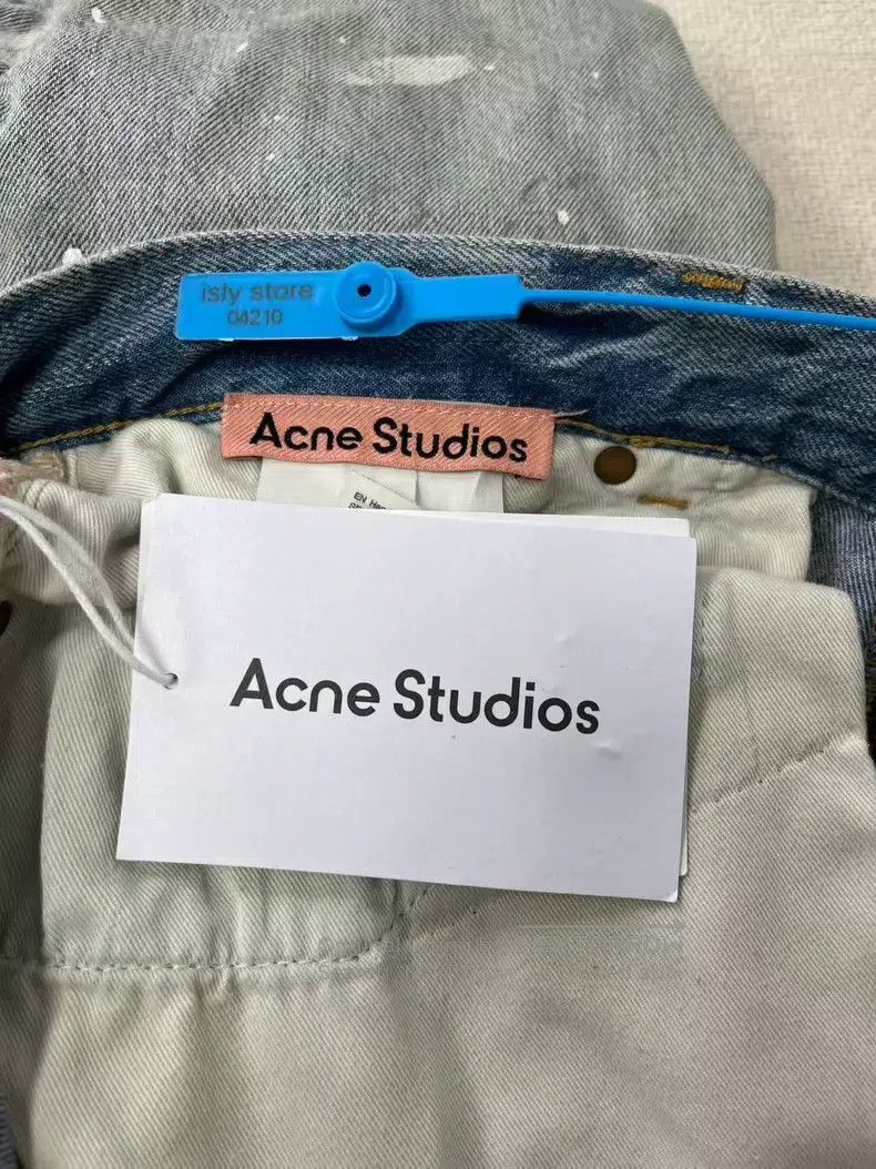 Acne Studios Acne Studios Painted Wide Leg Mid-Rise Loose Denim Pants Size US 38 / EU 54 - 5 Thumbnail