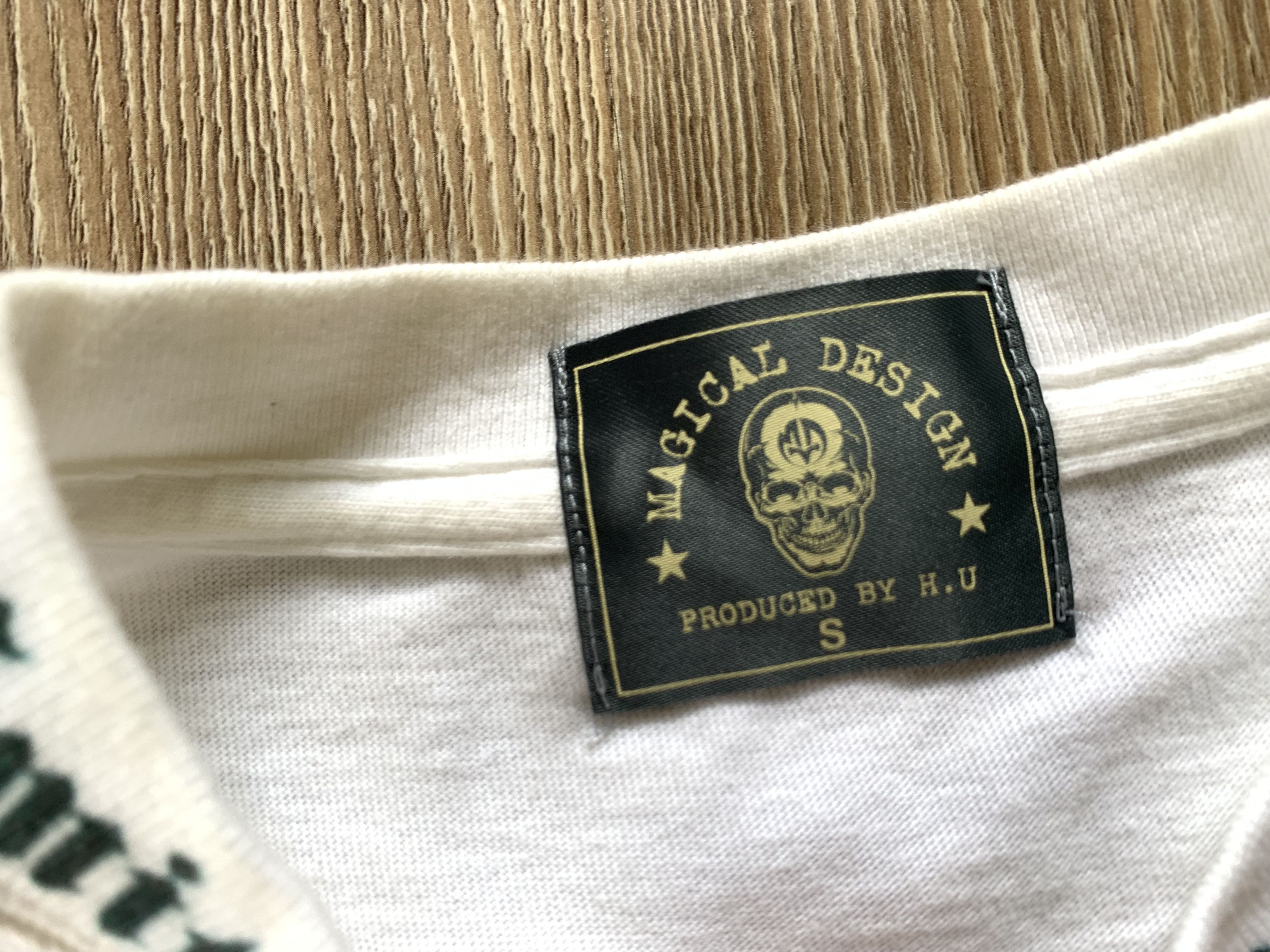 Japanese Brand × Magical Design × Vintage Rare Vintage Magical Design Overprint Skull T-Shirt Size US S / EU 44-46 / 1 - 6 Thumbnail