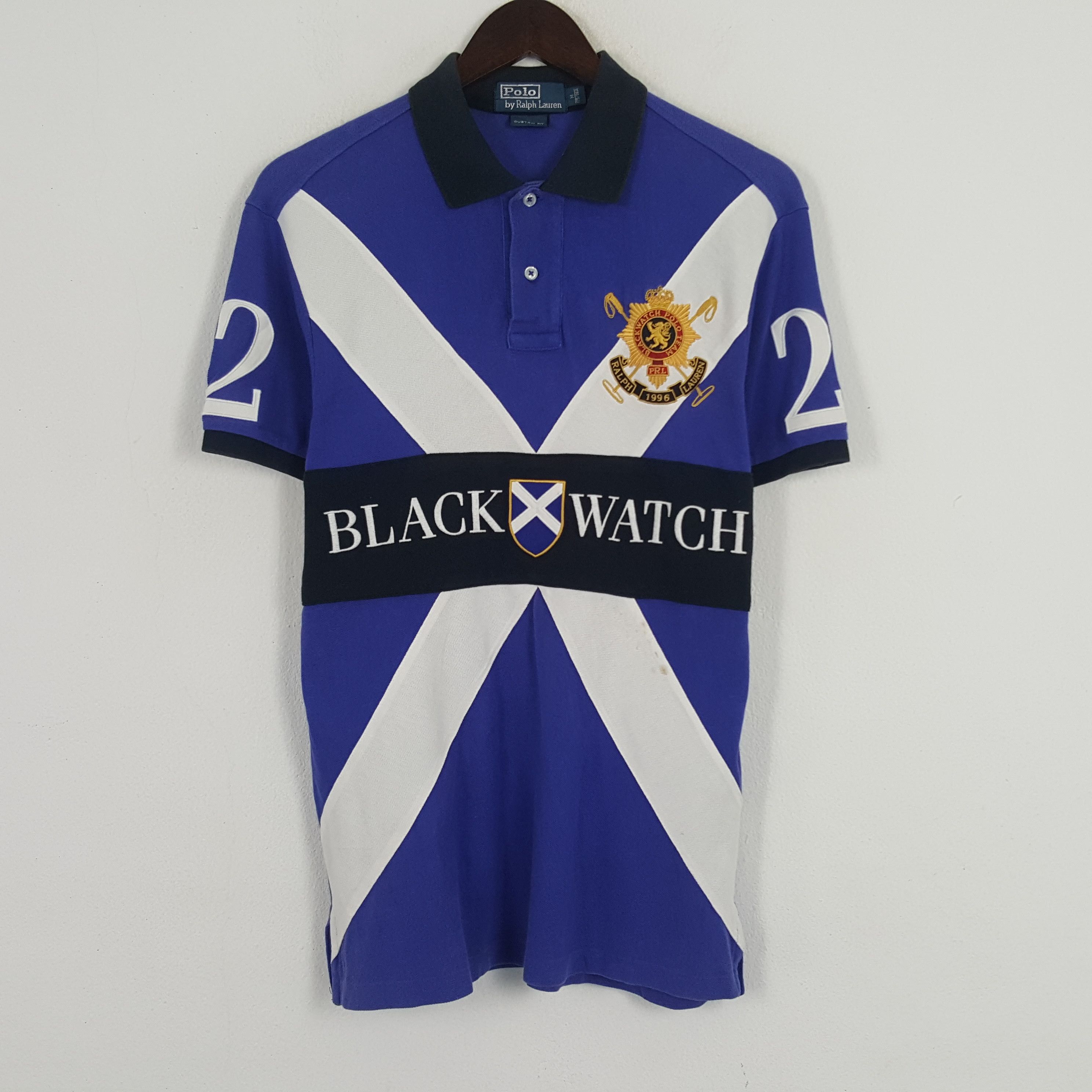 Polo Ralph Lauren × Vintage Vintage Polo Ralph Lauren Black x Watch Polos Size US XS / EU 42 / 0 - 1 Thumbnail