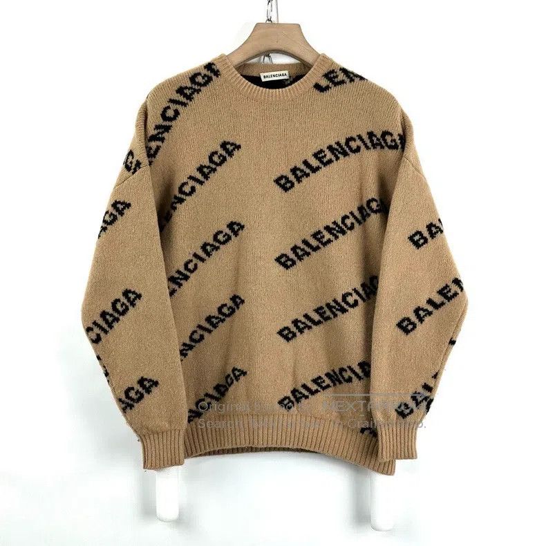 Balenciaga Balenciaga Full barrage camel-colored sweater Size US XS / EU 42 / 0 - 1 Thumbnail