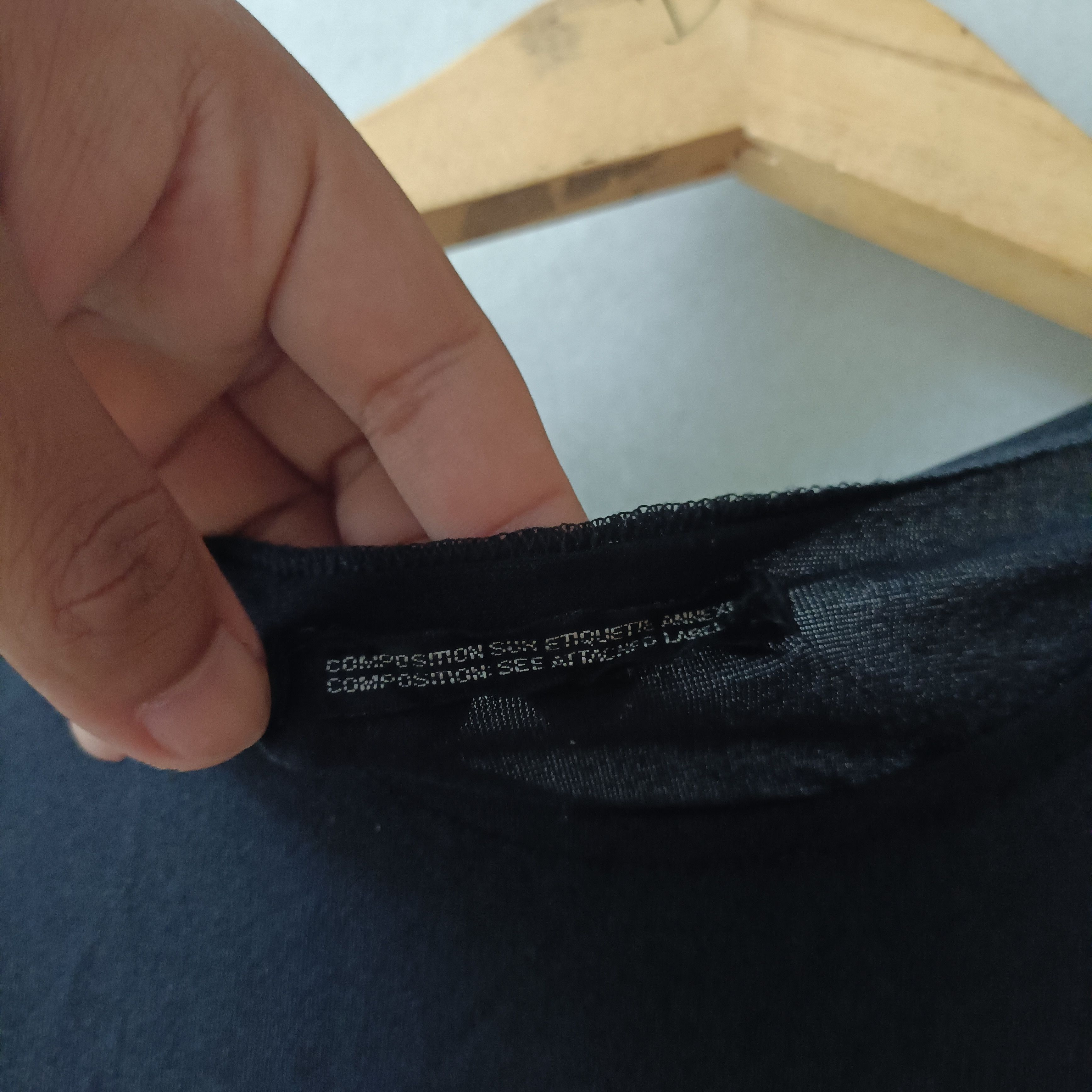Yohji Yamamoto Yohji Yamamoto Black Nylon T-shirt Size S / US 4 / IT 40 - 5 Thumbnail