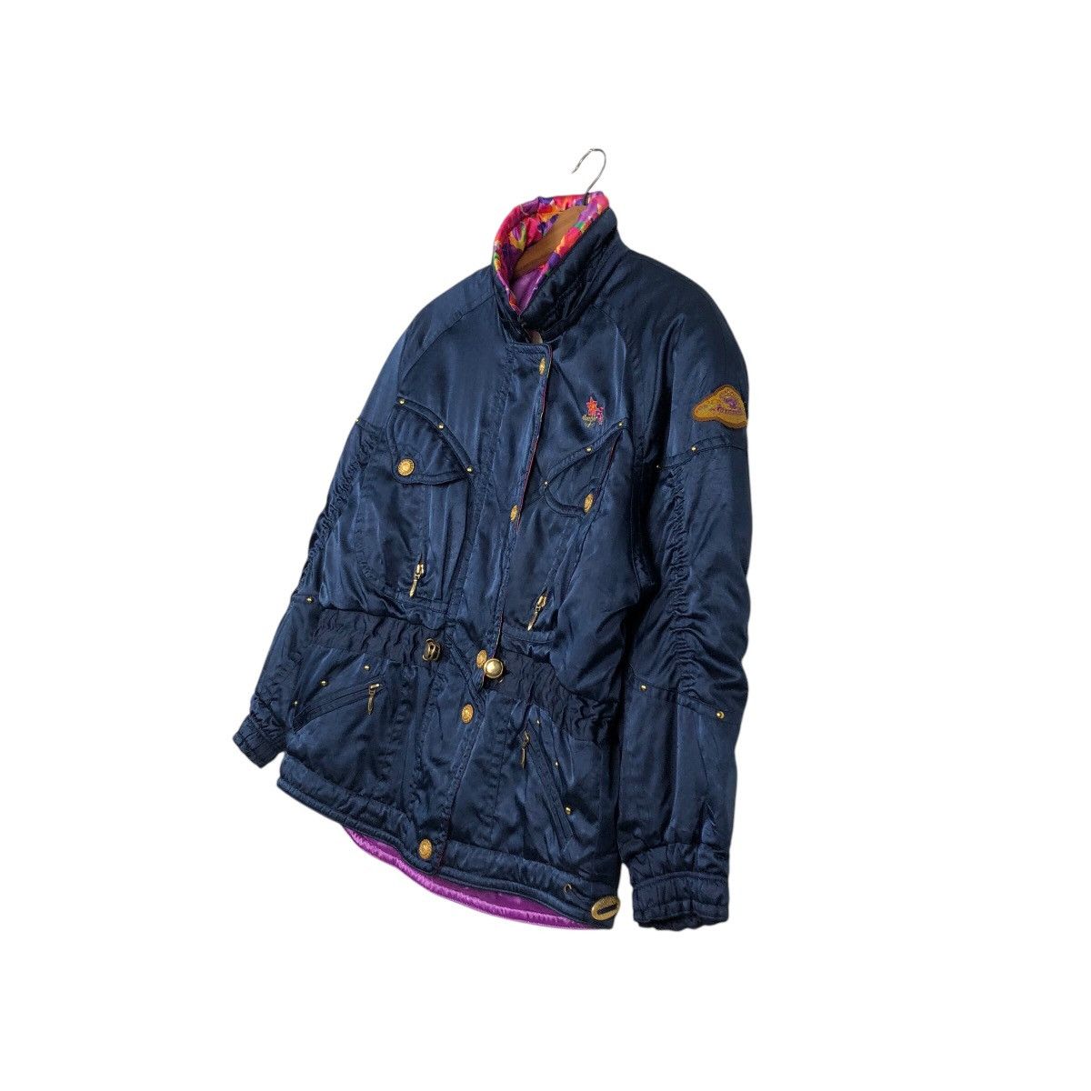 Japanese Brand × Vintage Vintage Bomber Jacket Ski Ellesse Multi Colour Cargo Pocket Size US M / EU 48-50 / 2 - 3 Thumbnail