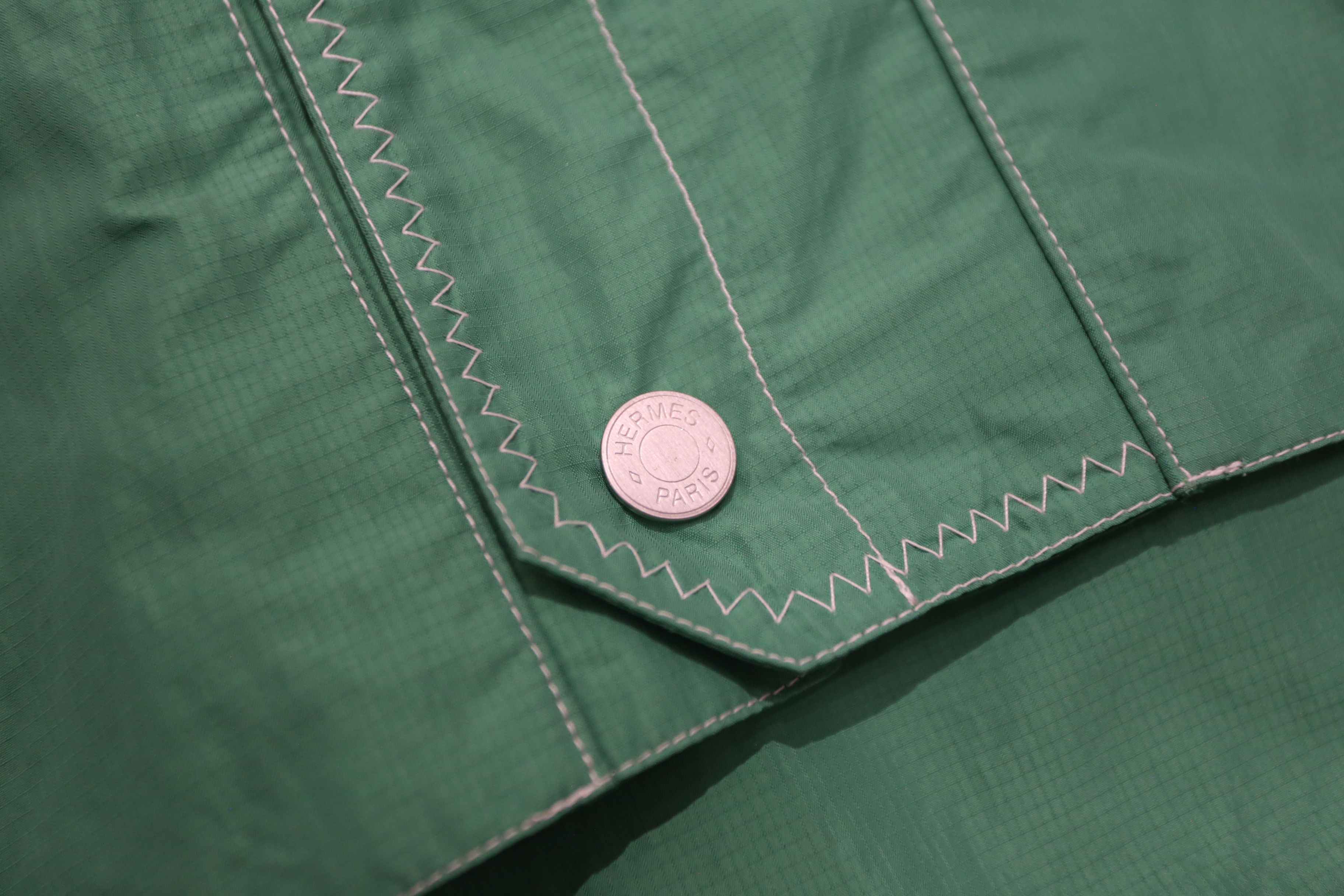 Hermes Hermes - S/S 22 - Contrast-Stitch Windbreaker Size US M / EU 48-50 / 2 - 7 Thumbnail
