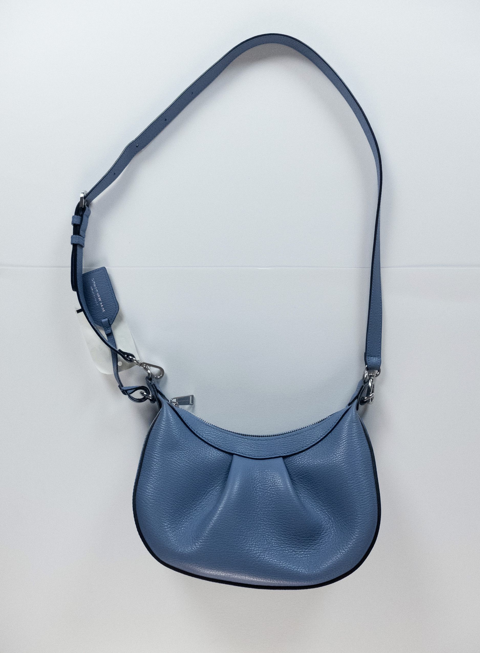 Stuart Weitzman STUART WEITZMAN Stellar Crescent blue leather shoulder bag Size ONE SIZE - 7 Thumbnail
