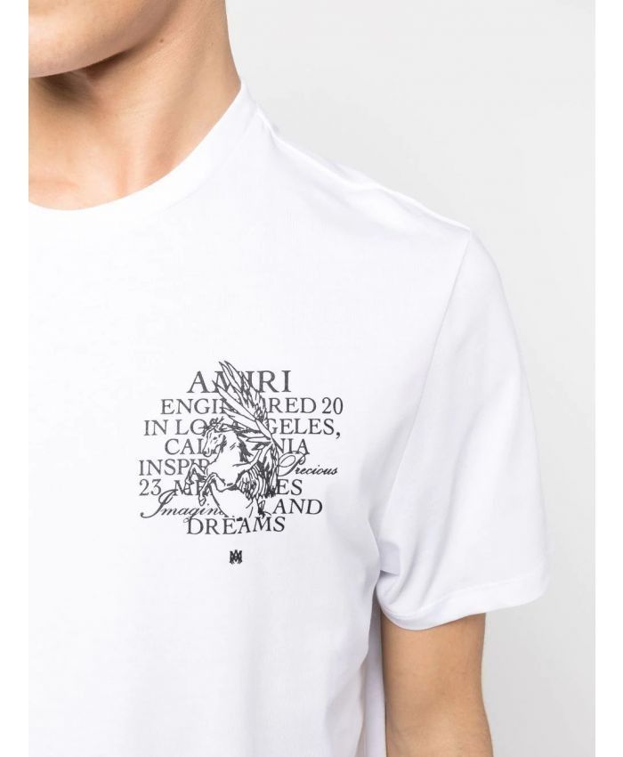 Amiri o1gr1nt0924 Precious Memories T-Shirt in White Size US M / EU 48-50 / 2 - 4 Thumbnail