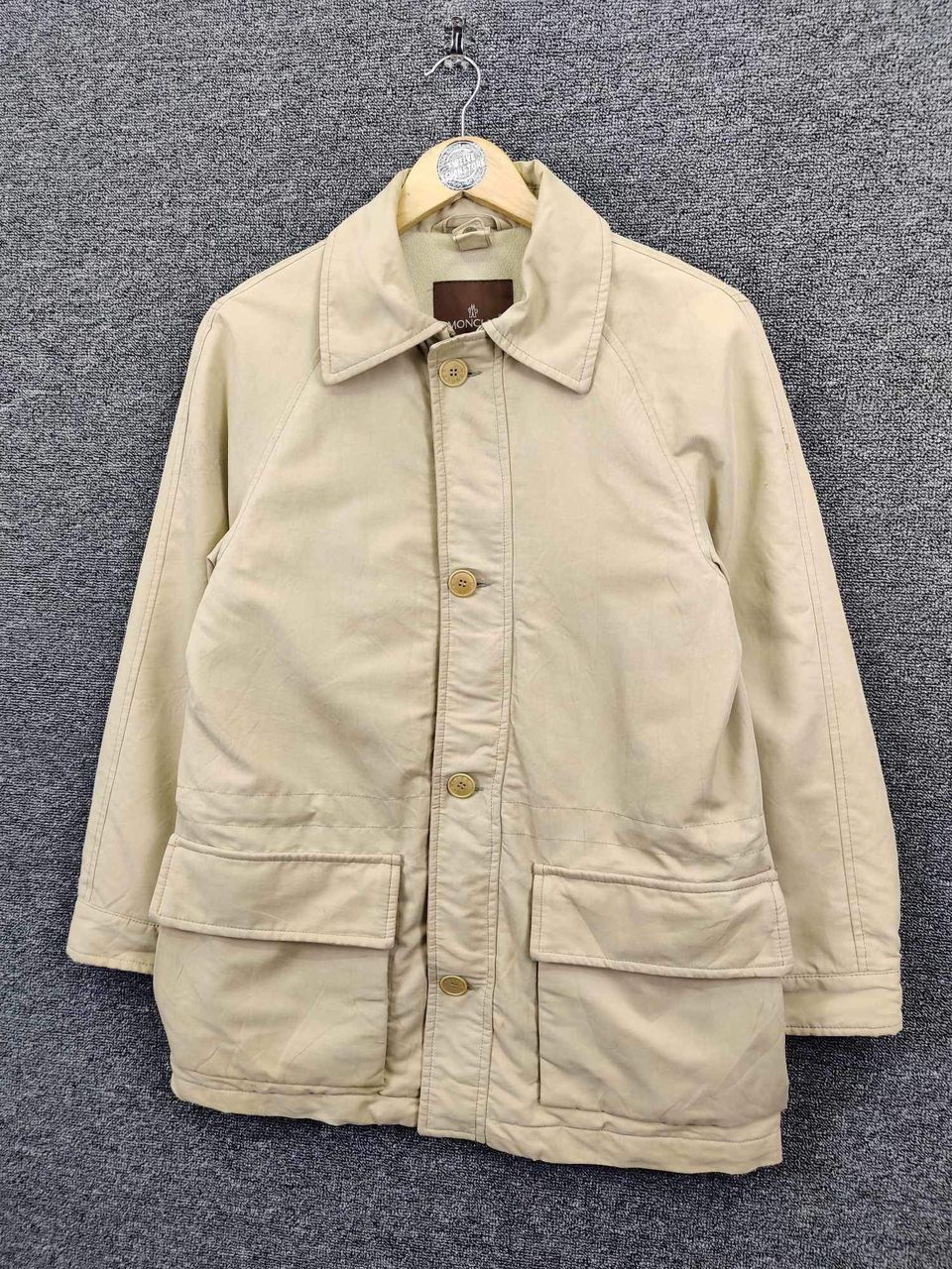 Moncler Nice 🔥 Vintage Moncler Trench Chore Winter Jacket Size US M / EU 48-50 / 2 - 2 Thumbnail